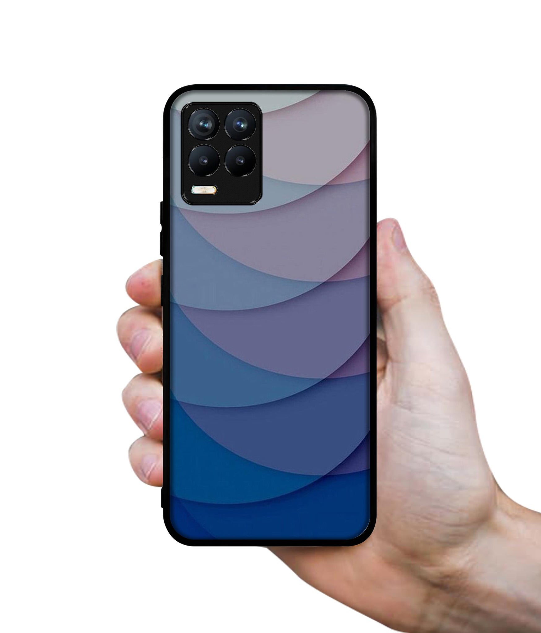 Waves Pattern Print Design Designer 2D Printed Back Case Cover for Realme 8 4G / 8 Pro 4G