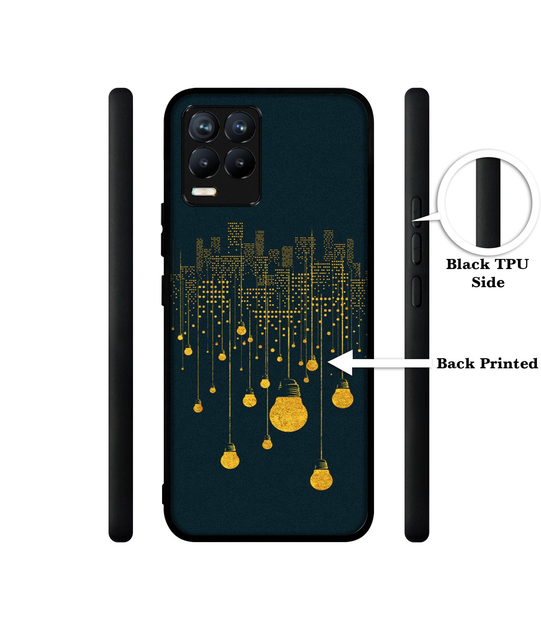 City Light Pattern Design Designer 2D Printed Back Case Cover for Realme 8 4G / 8 Pro 4G