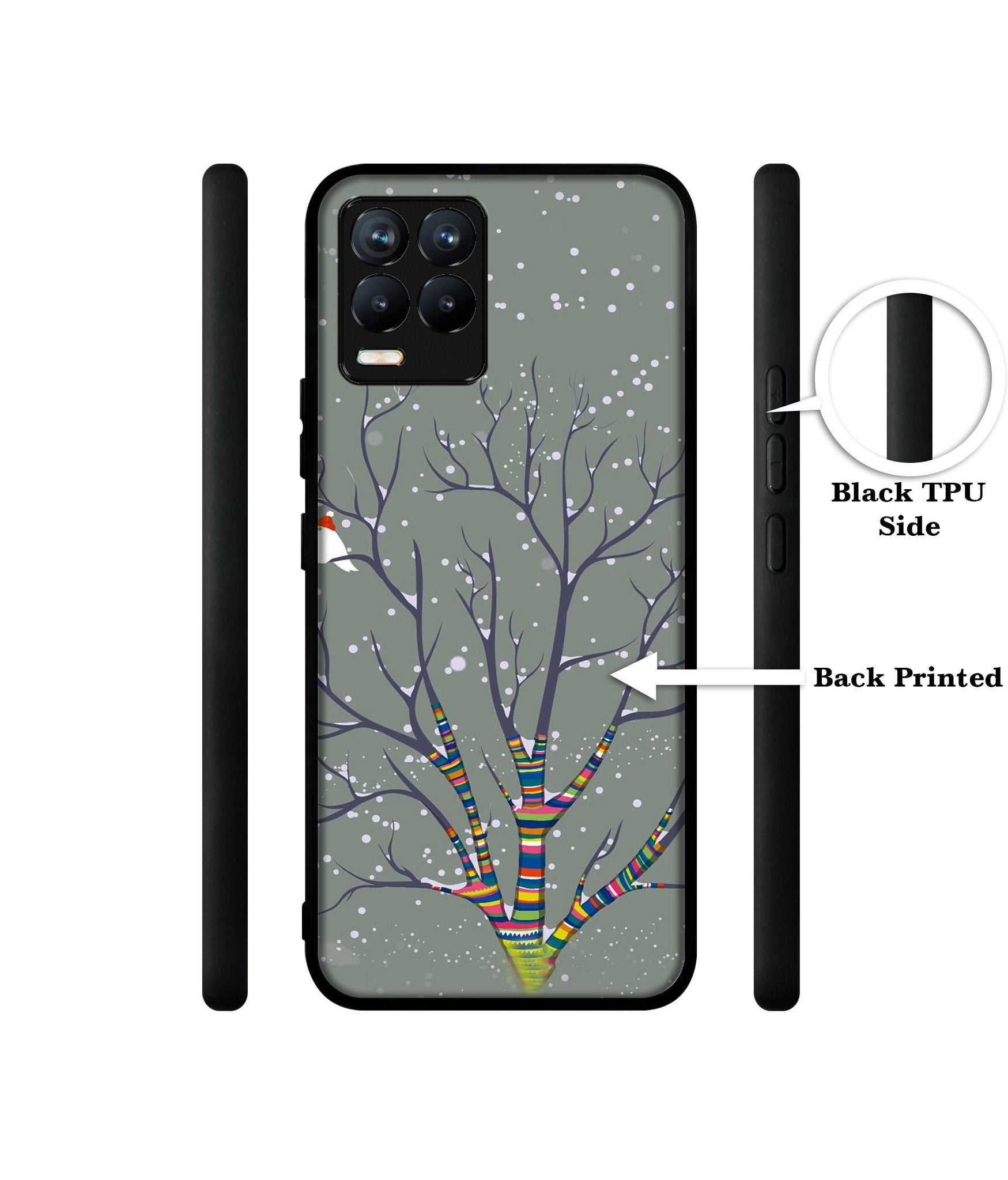 Winter Pattern Print Design Designer 2D Printed Back Case Cover for Realme 8 4G / 8 Pro 4G
