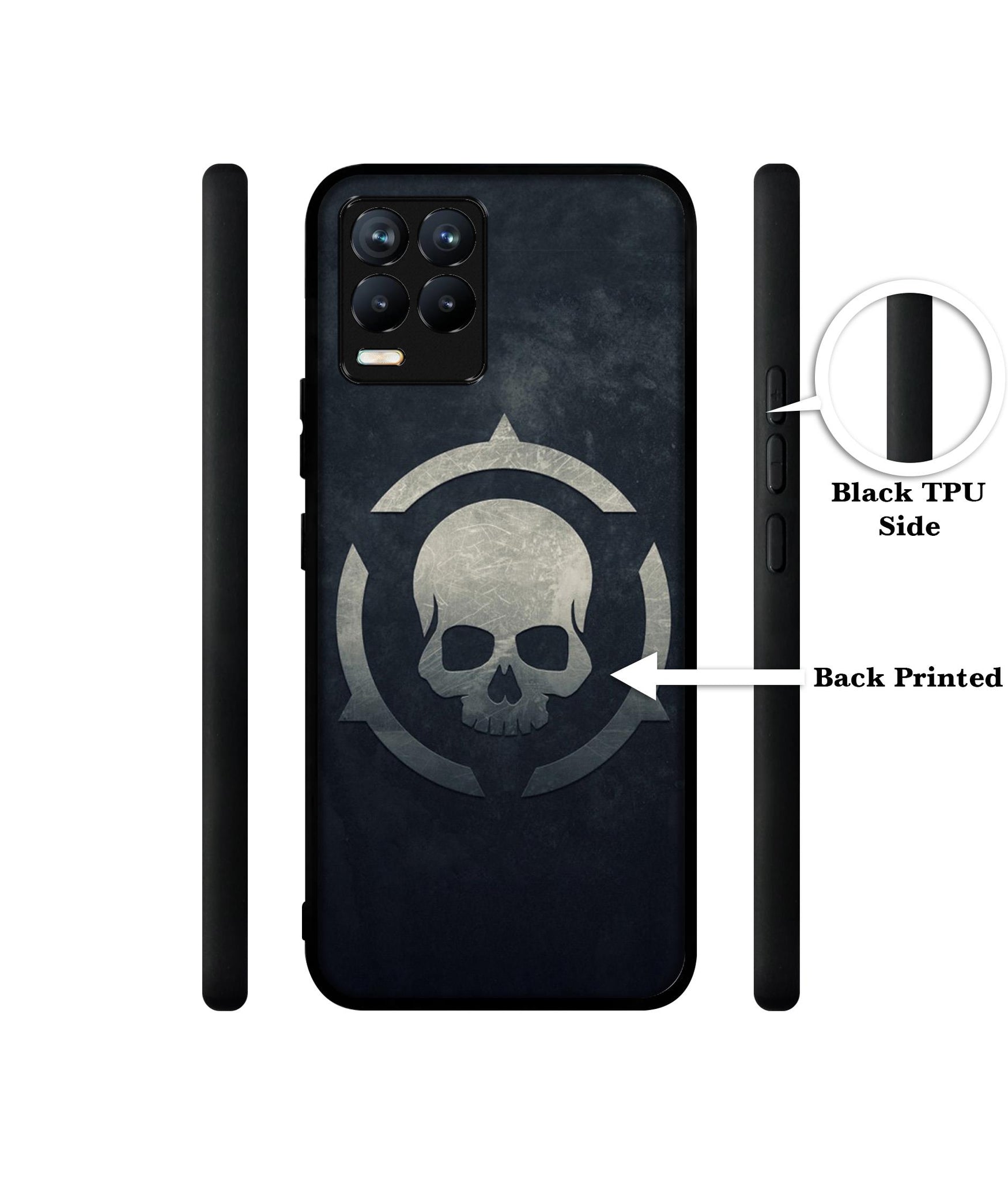 Skull Pattern Print Design Designer 2D Printed Back Case Cover for Realme 8 4G / 8 Pro 4G