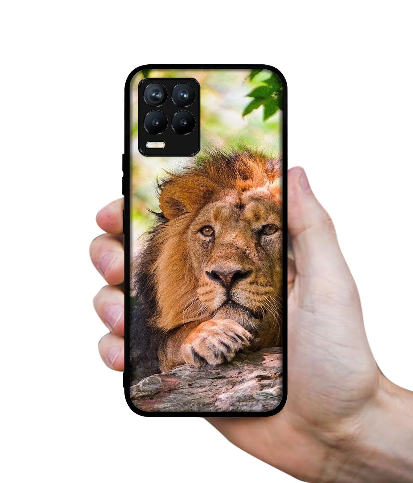 Tiger Pattern Print Design Designer 2D Printed Back Case Cover for Realme 8 4G / 8 Pro 4G