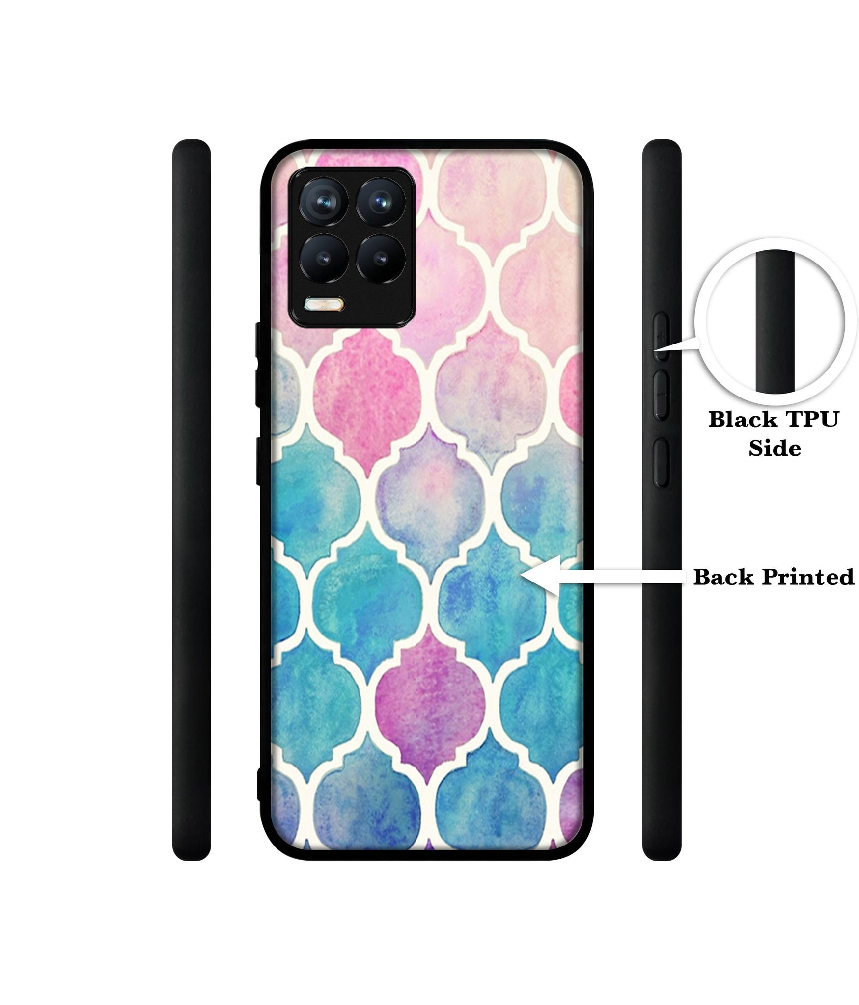 Patterns Art Design Designer 2D Printed Back Case Cover for Realme 8 4G / 8 Pro 4G