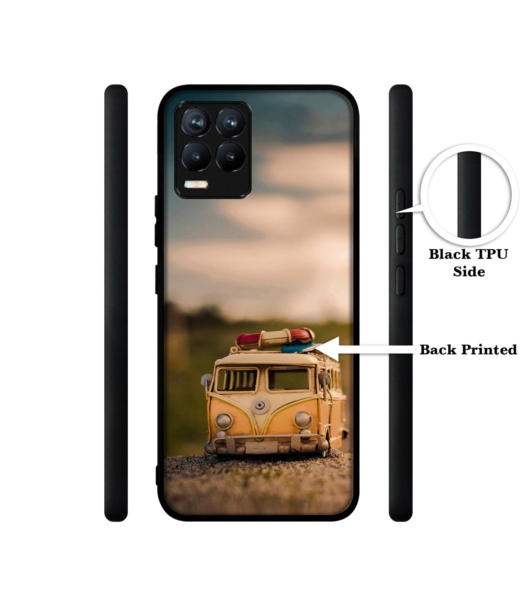 Toy Car Design Designer 2D Printed Back Case Cover for Realme 8 4G / 8 Pro 4G