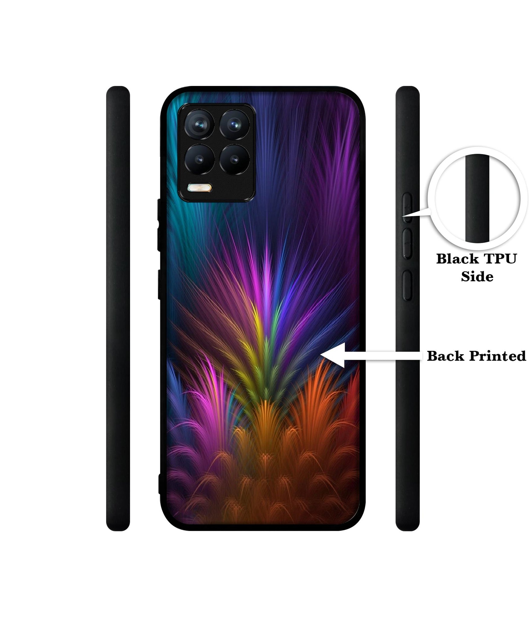 Multicoloured Design Designer 2D Printed Back Case Cover for Realme 8 4G / 8 Pro 4G