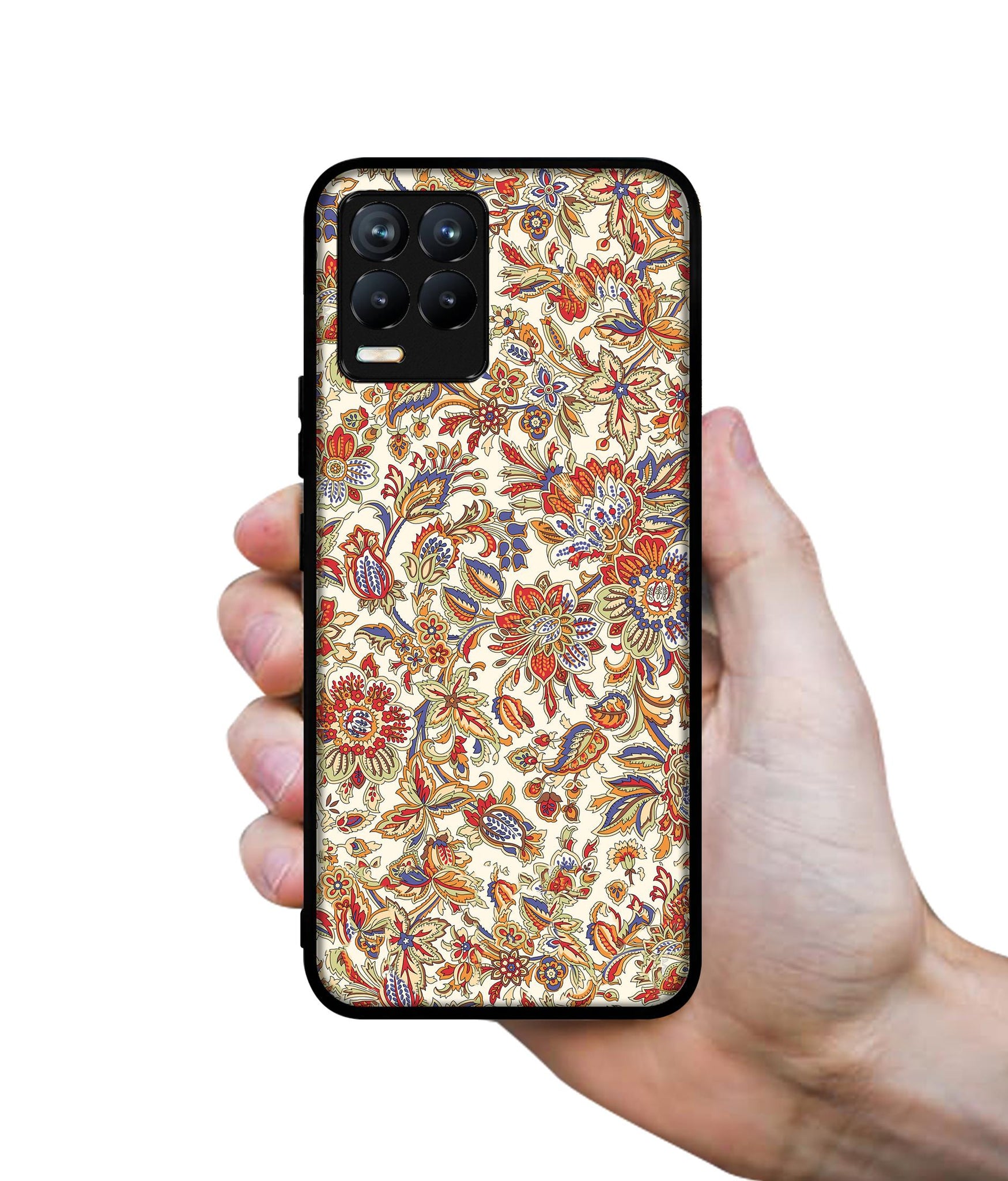 Floral Design Designer 2D Printed Back Case Cover for Realme 8 4G / 8 Pro 4G