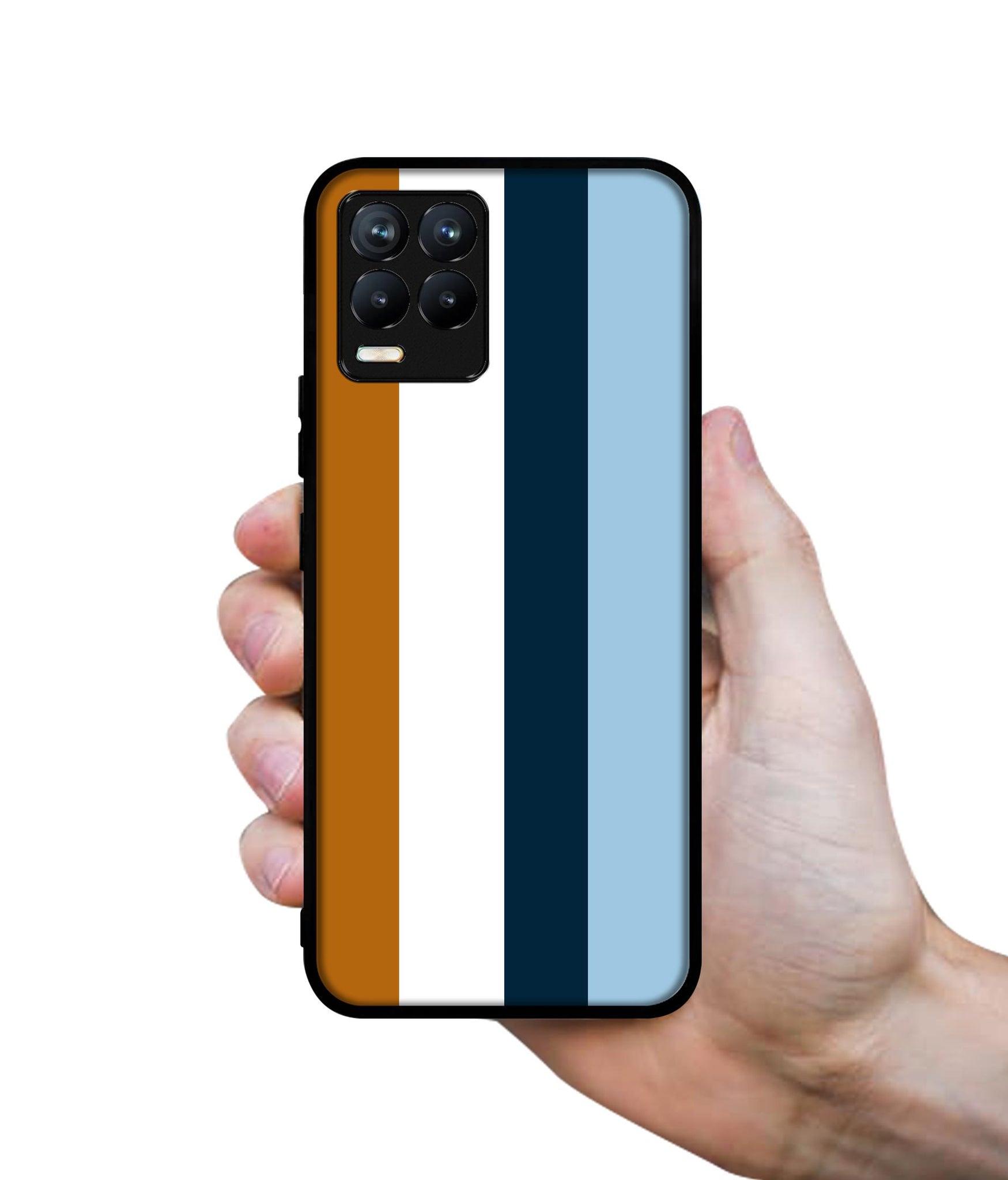 Color Stripes Designer 2D Printed Back Case Cover for Realme 8 5G / 8s 5G / Narzo 30 5G