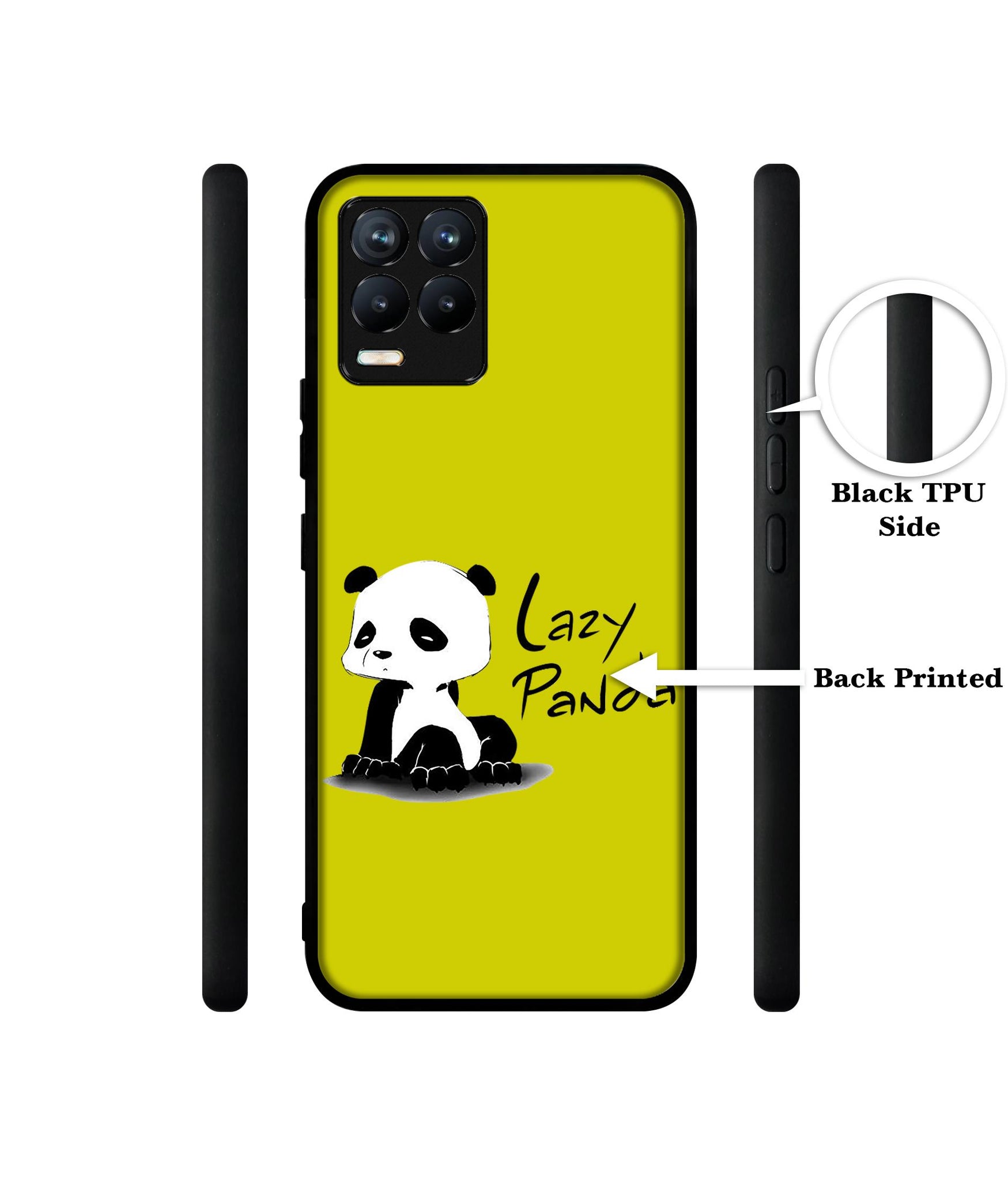 Lazy Panda Design Designer 2D Printed Back Case Cover for Realme 8 4G / 8 Pro 4G