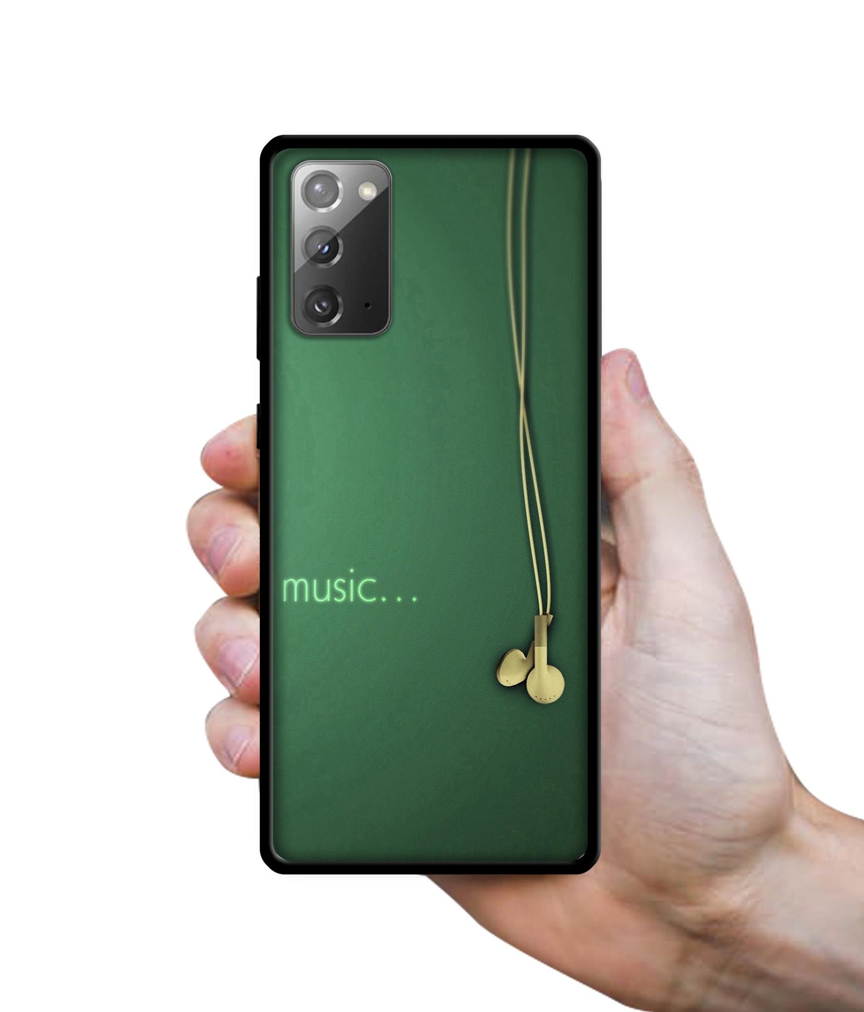 Headphone Music Design Designer 2D Printed Back Case Cover for Samsung Galaxy Note 20 5G