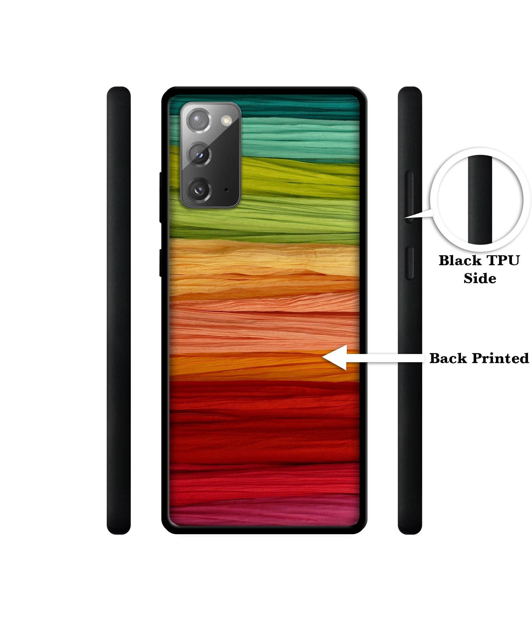 Colorful Thread Design Designer 2D Printed Back Case Cover for Samsung Galaxy Note 20 5G
