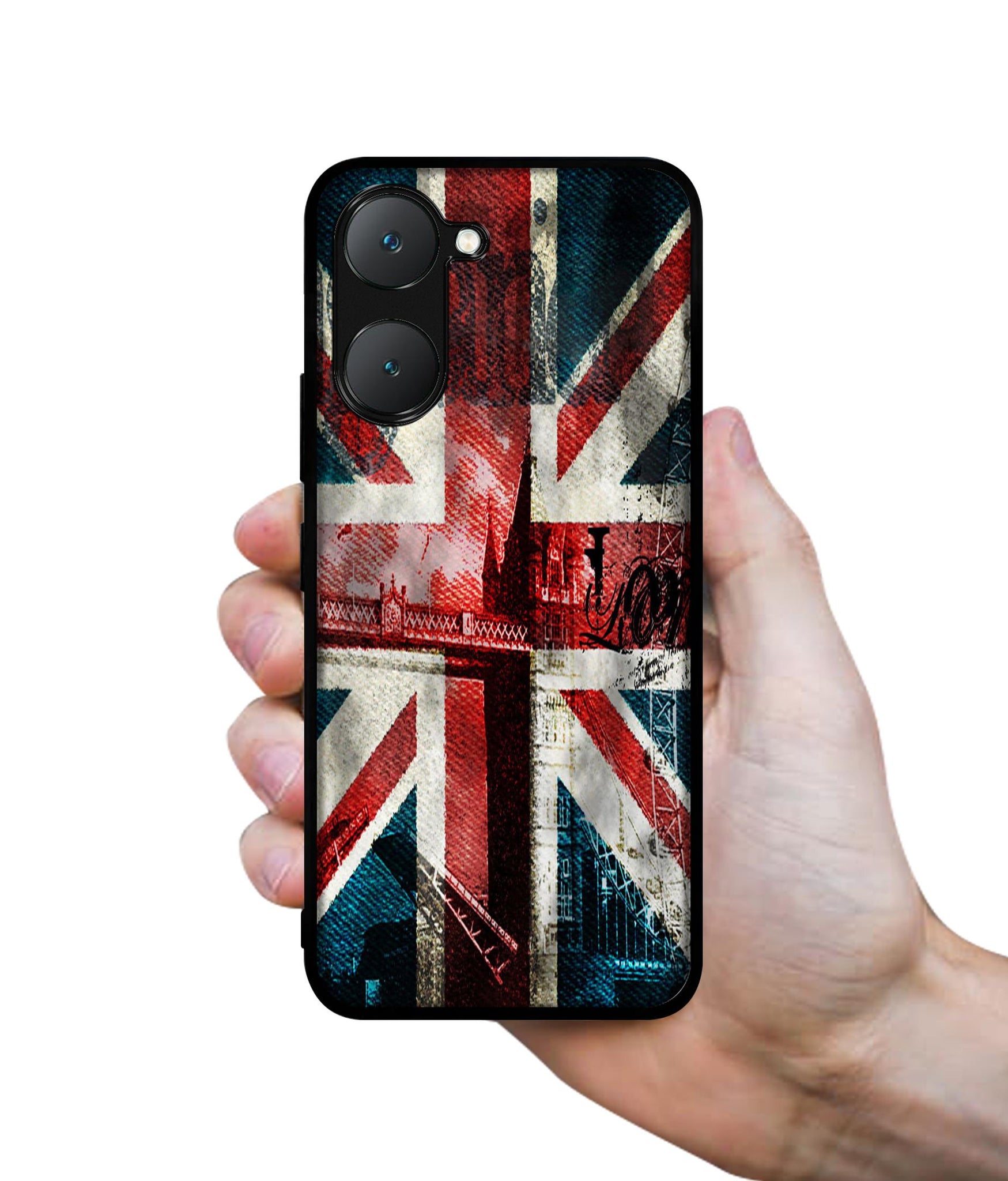 London Flag wallpaper Design Designer 2D Printed Back Case Cover for Vivo Y18 4G / Y18e 4G / Y03 4G / T3 Lite 5G / Z9 Lite 5G