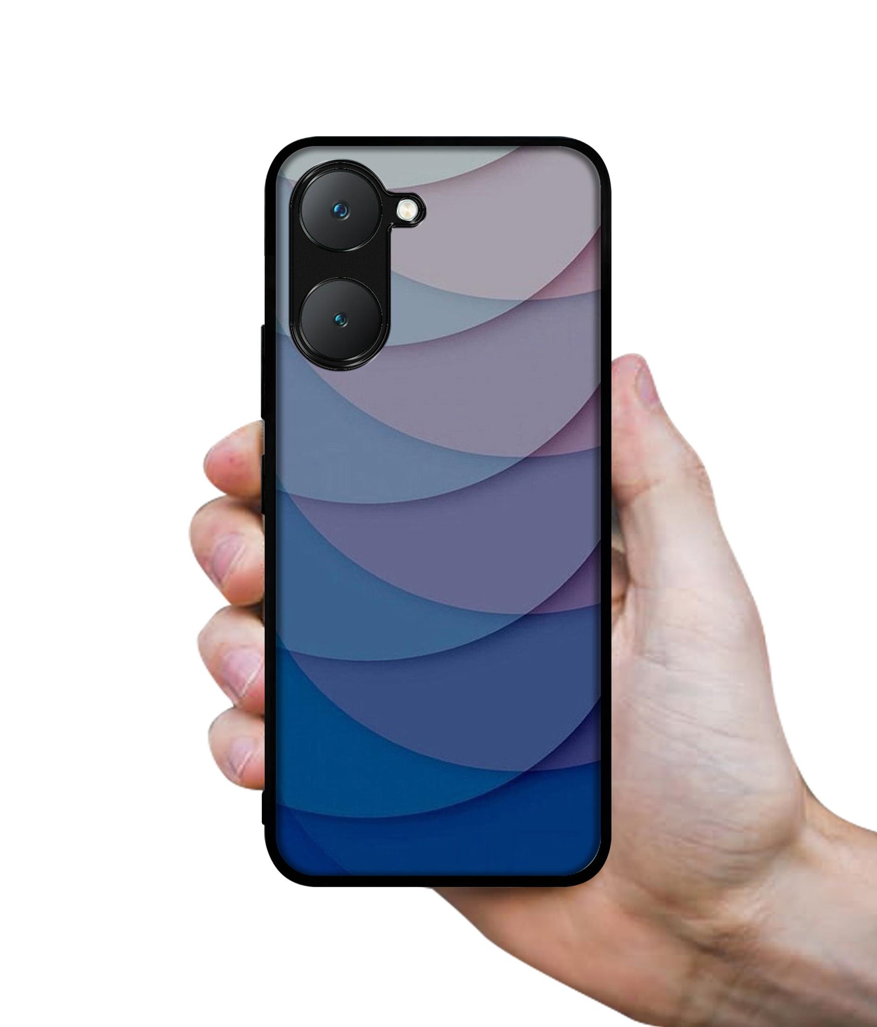 Waves Pattern Print Design Designer 2D Printed Back Case Cover for Vivo Y18 4G / Y18e 4G / Y03 4G / T3 Lite 5G / Z9 Lite 5G