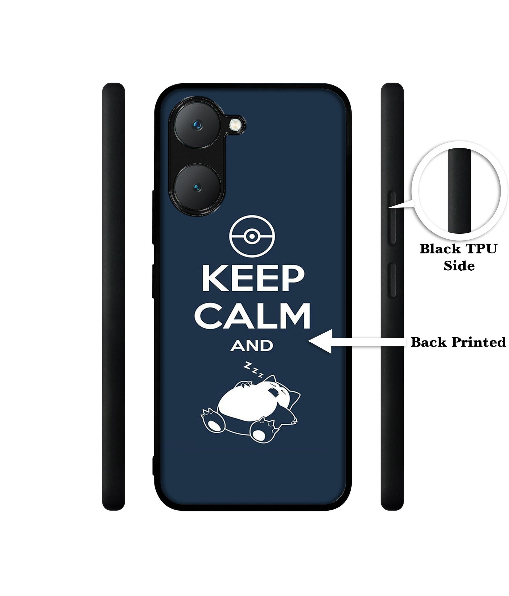 Sleep Pattern Design Designer 2D Printed Back Case Cover for Vivo Y18 4G / Y18e 4G / Y03 4G / T3 Lite 5G / Z9 Lite 5G