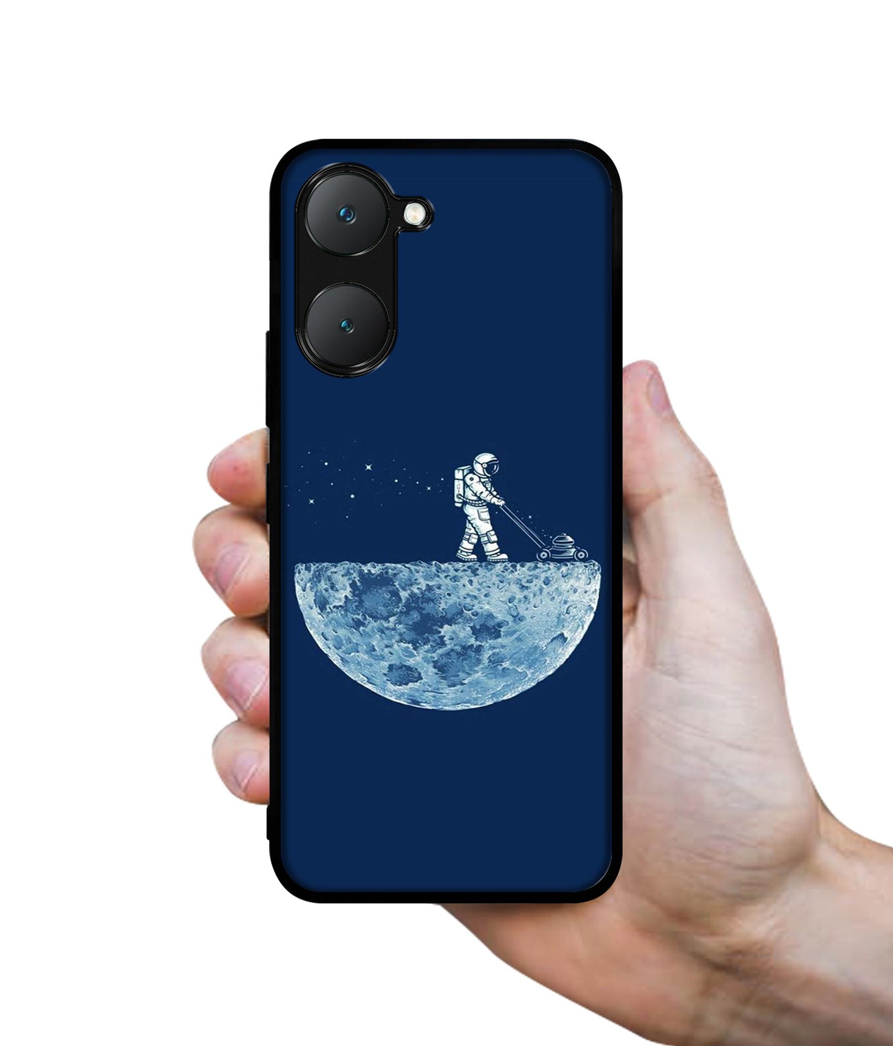 Moon Walk Design Designer 2D Printed Back Case Cover for Vivo Y18 4G / Y18e 4G / Y03 4G / T3 Lite 5G / Z9 Lite 5G