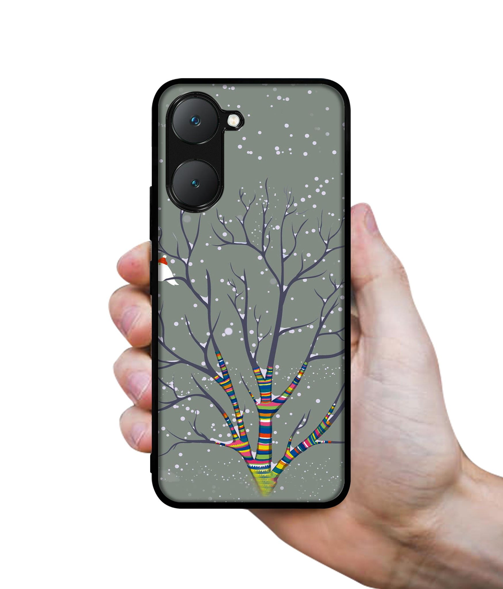 Winter Pattern Print Design Designer 2D Printed Back Case Cover for Vivo Y18 4G / Y18e 4G / Y03 4G / T3 Lite 5G / Z9 Lite 5G