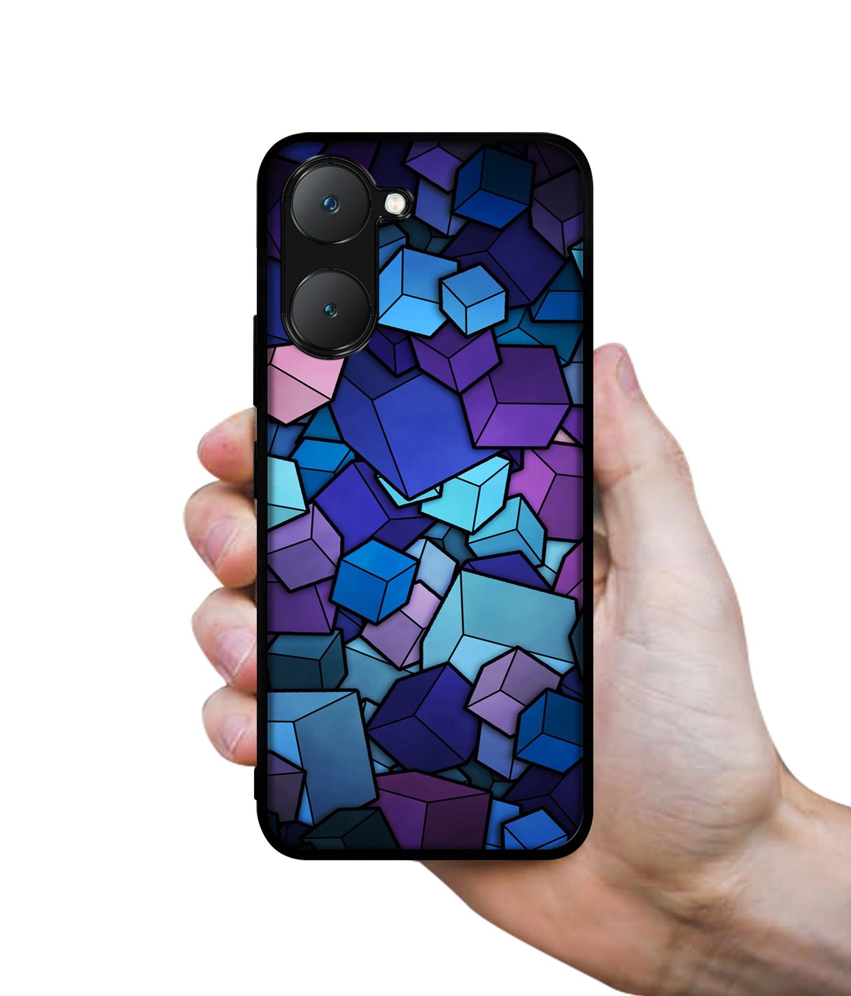 Color Box Design Designer 2D Printed Back Case Cover for Vivo Y18 4G / Y18e 4G / Y03 4G / T3 Lite 5G / Z9 Lite 5G