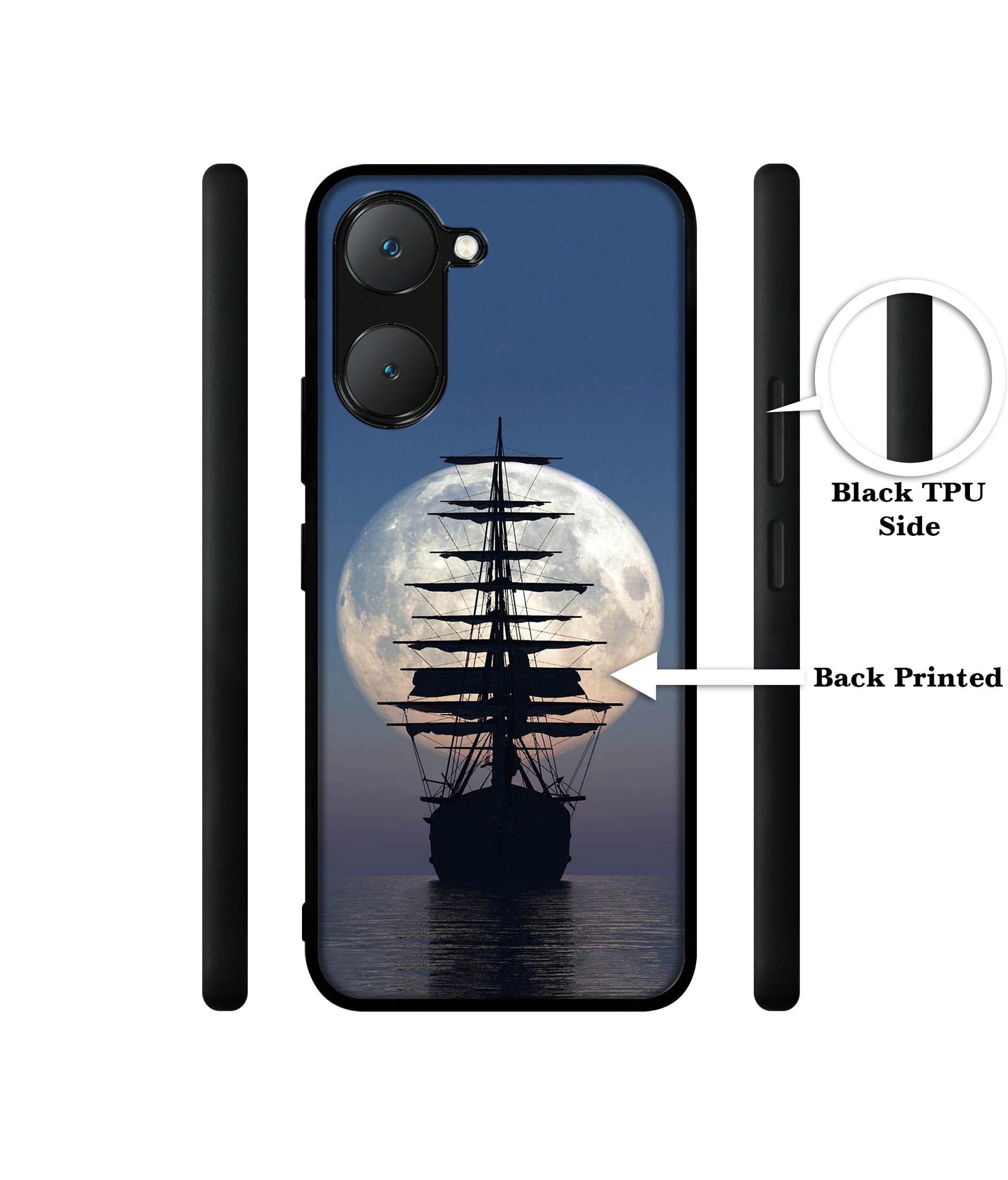 Sea Sunset Design Designer 2D Printed Back Case Cover for Vivo Y18 4G / Y18e 4G / Y03 4G / T3 Lite 5G / Z9 Lite 5G