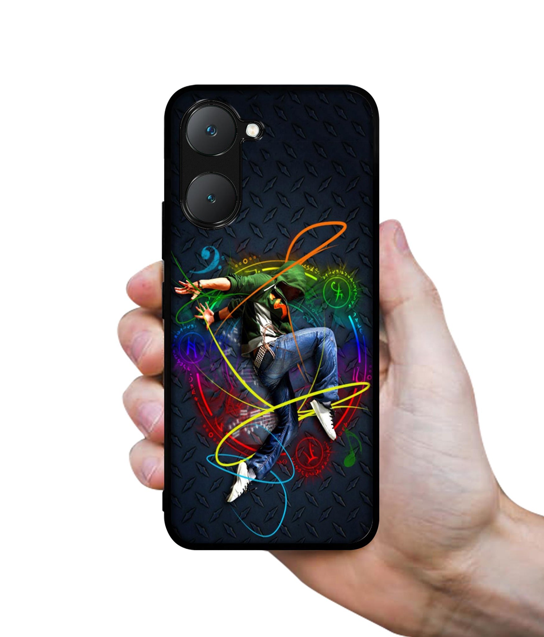 Boy With Music Design Designer 2D Printed Back Case Cover for Vivo Y18 4G / Y18e 4G / Y03 4G / T3 Lite 5G / Z9 Lite 5G