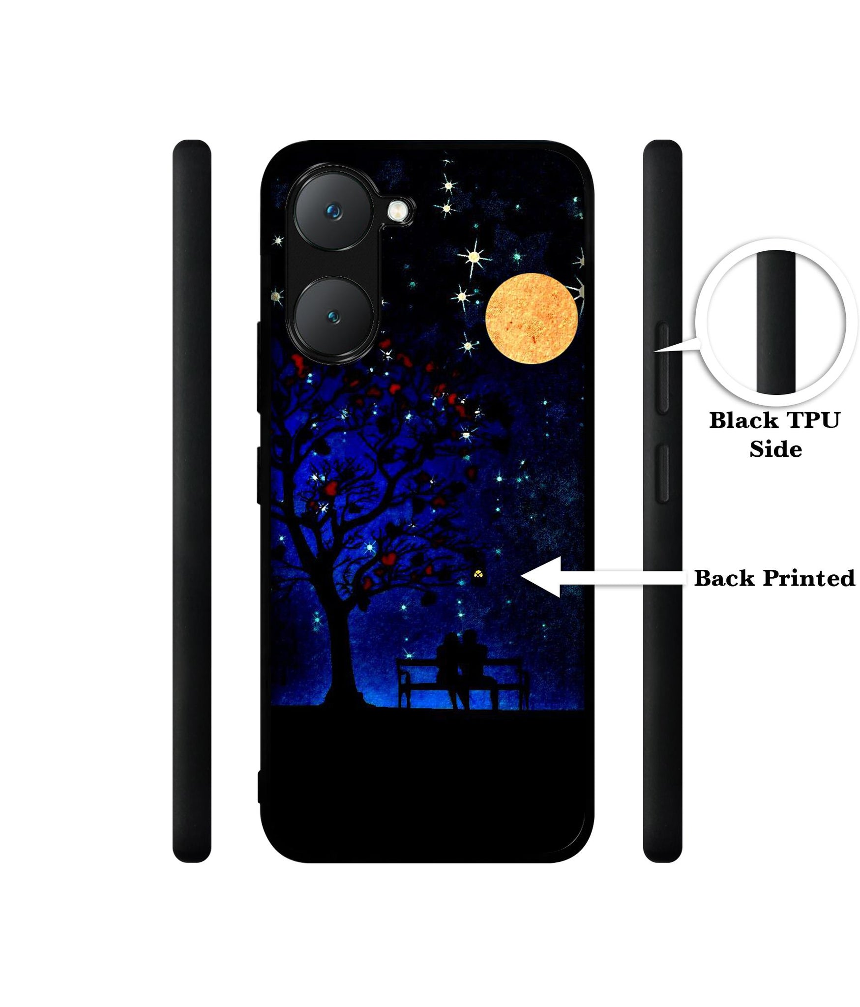 Blue Sky Design Designer 2D Printed Back Case Cover for Vivo Y18 4G / Y18e 4G / Y03 4G / T3 Lite 5G / Z9 Lite 5G