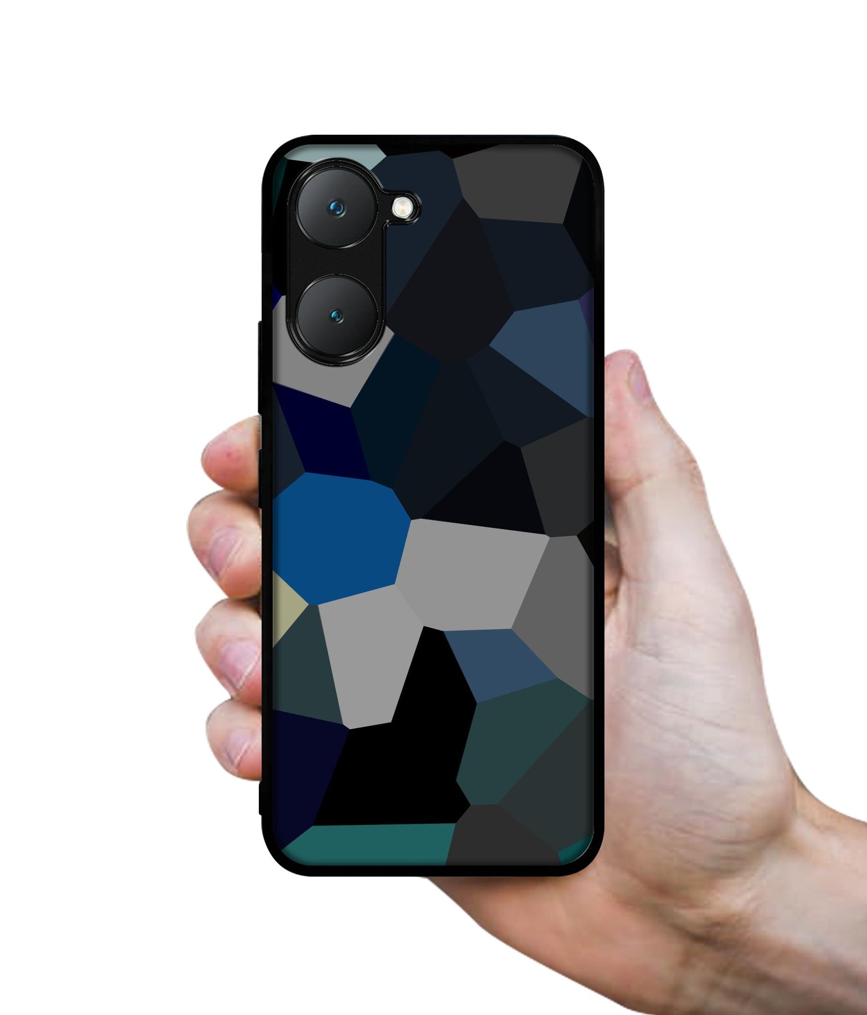 Mathematical Shape Design Designer 2D Printed Back Case Cover for Vivo Y18 4G / Y18e 4G / Y03 4G / T3 Lite 5G / Z9 Lite 5G