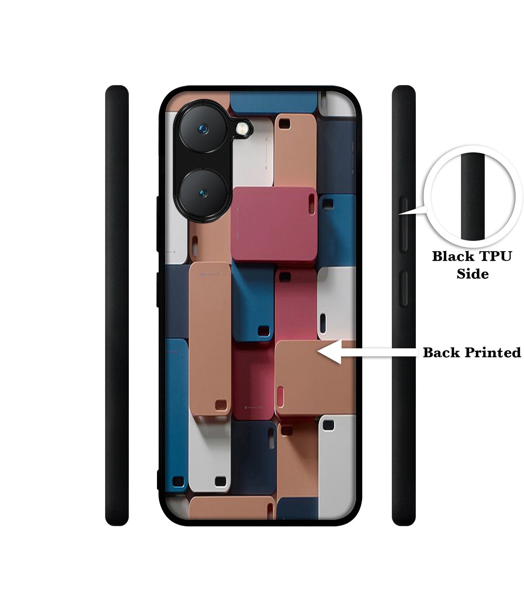 Mobile Cover Design Designer 2D Printed Back Case Cover for Vivo Y18 4G / Y18e 4G / Y03 4G / T3 Lite 5G / Z9 Lite 5G