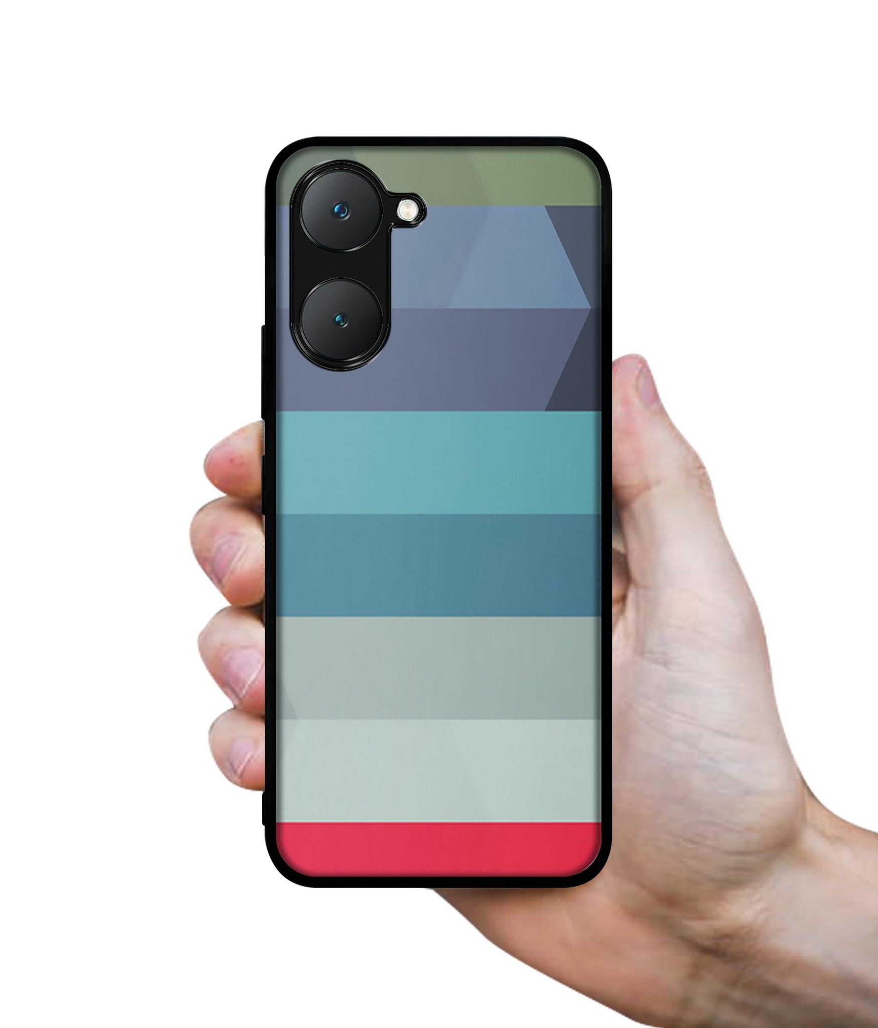 Colorful Lines Design Designer 2D Printed Back Case Cover for Vivo Y18 4G / Y18e 4G / Y03 4G / T3 Lite 5G / Z9 Lite 5G