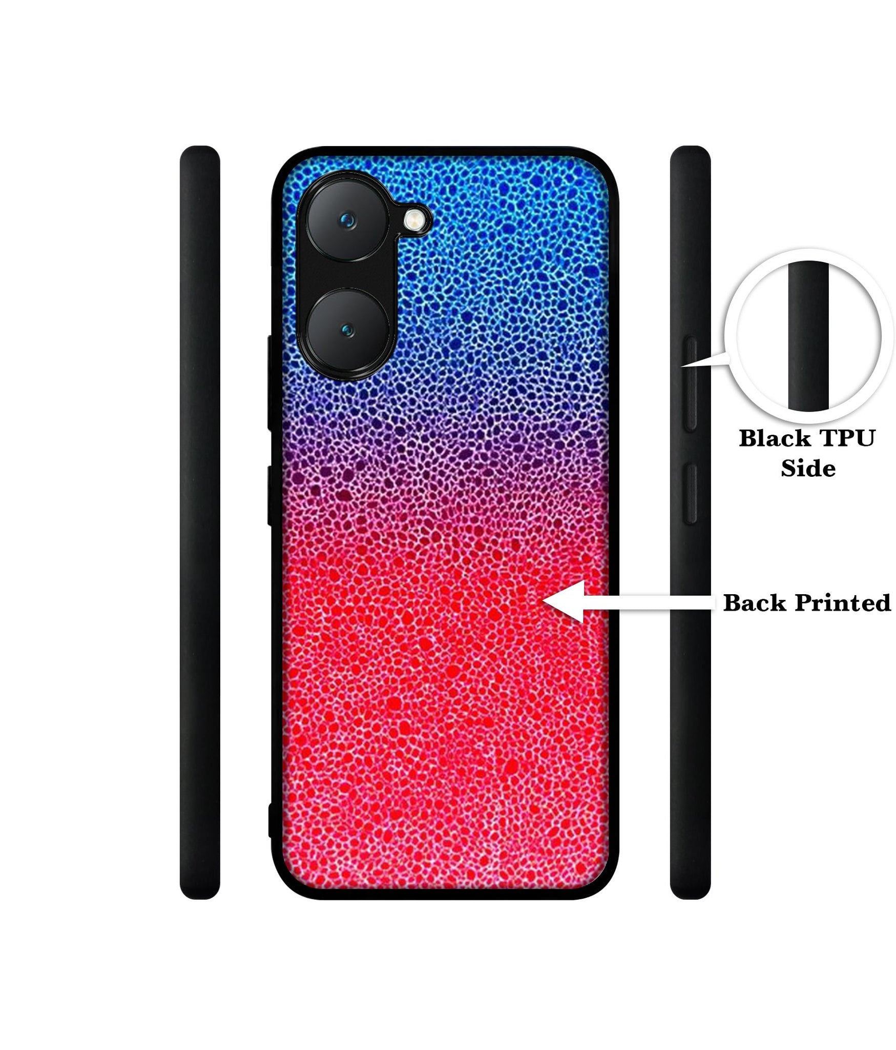 Bubbles Design Designer 2D Printed Back Case Cover for Vivo Y18 4G / Y18e 4G / Y03 4G / T3 Lite 5G / Z9 Lite 5G