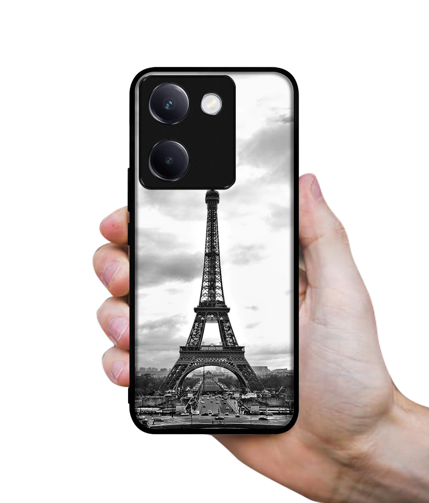 Eiffel Tower Design Designer 2D Printed Back Case Cover for Vivo Y200 Pro 5G / Y300 Plus 5G