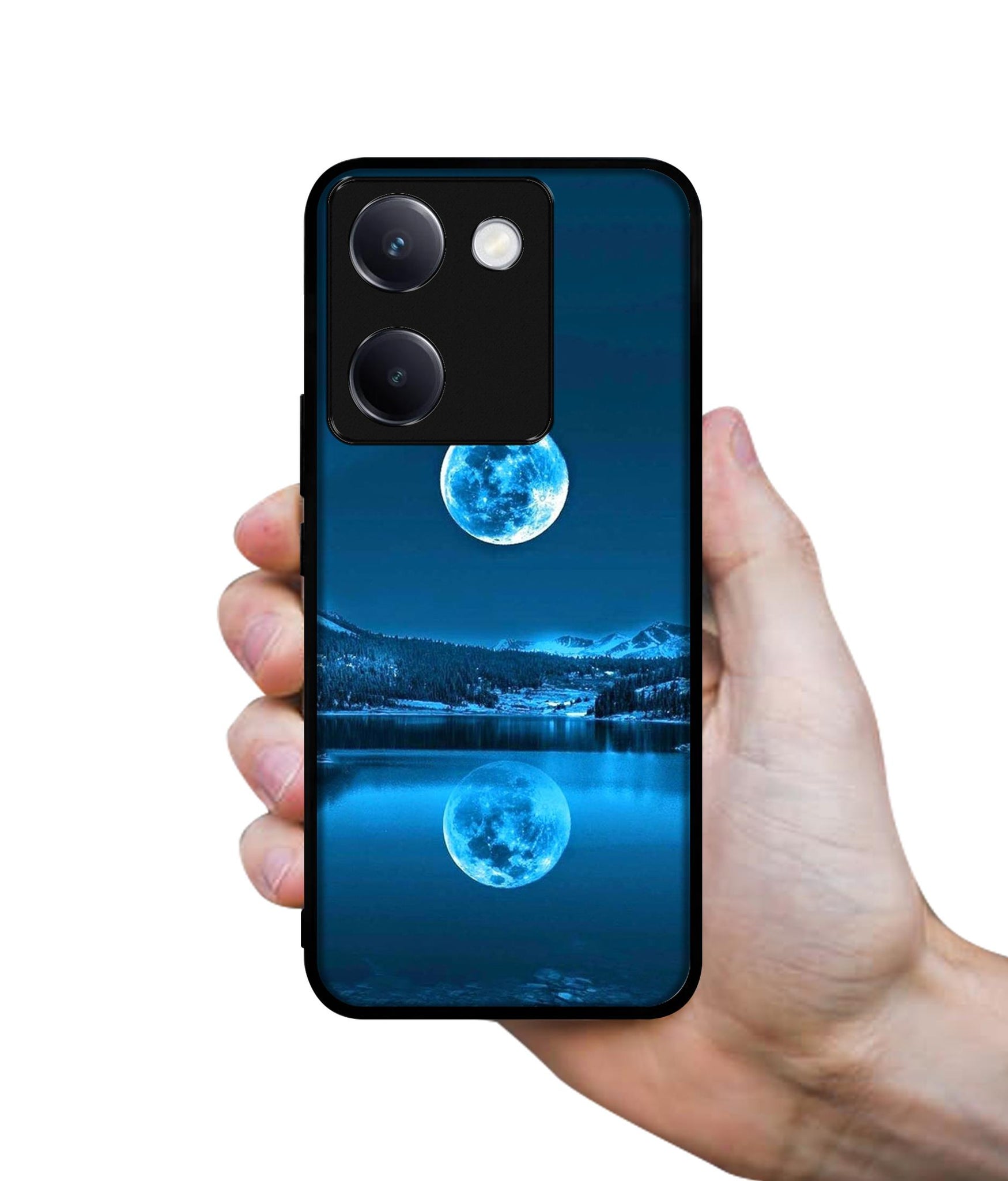 Awesome Moon Design Designer 2D Printed Back Case Cover for Vivo Y200 Pro 5G / Y300 Plus 5G