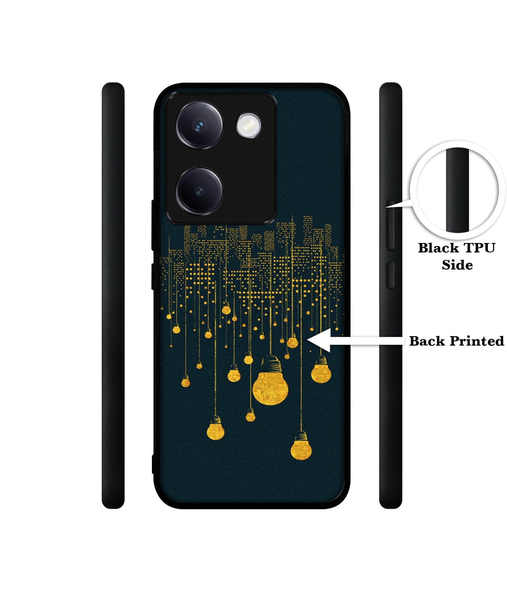 City Light Pattern Design Designer 2D Printed Back Case Cover for Vivo Y200 Pro 5G / Y300 Plus 5G
