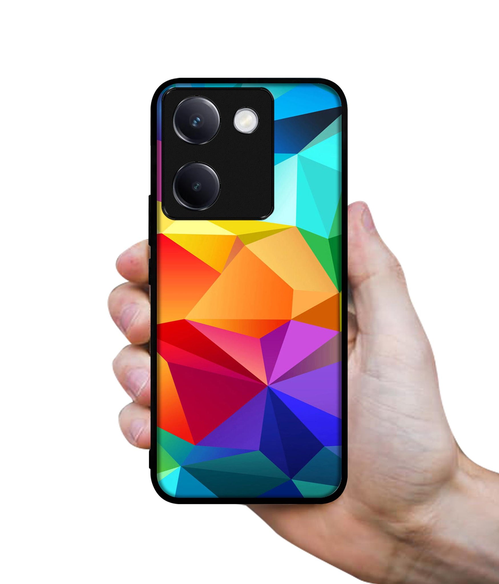 Colorful Pattern Design Designer 2D Printed Back Case Cover for Vivo Y200 Pro 5G / Y300 Plus 5G
