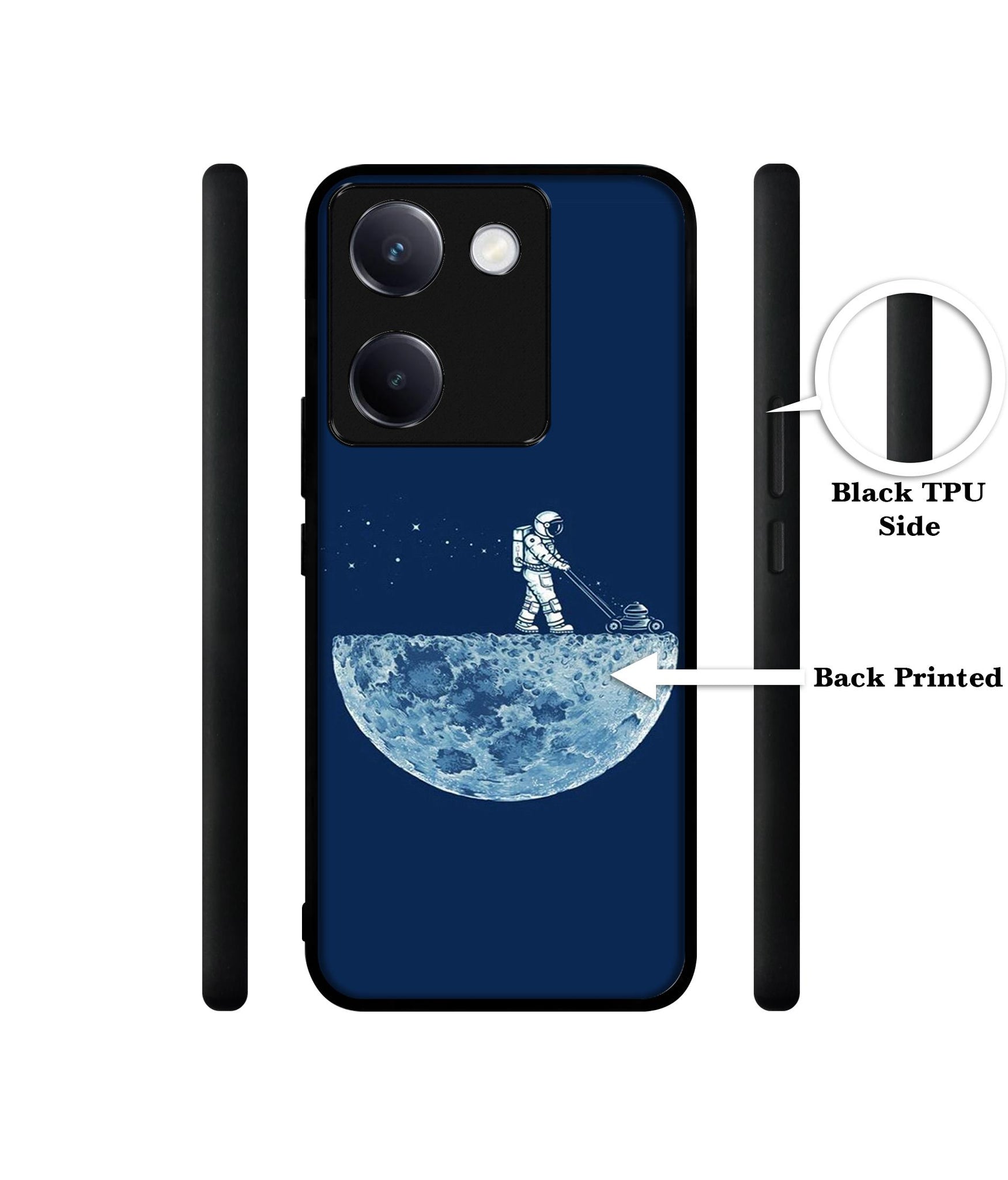 Moon Walk Design Designer 2D Printed Back Case Cover for Vivo Y200 Pro 5G / Y300 Plus 5G