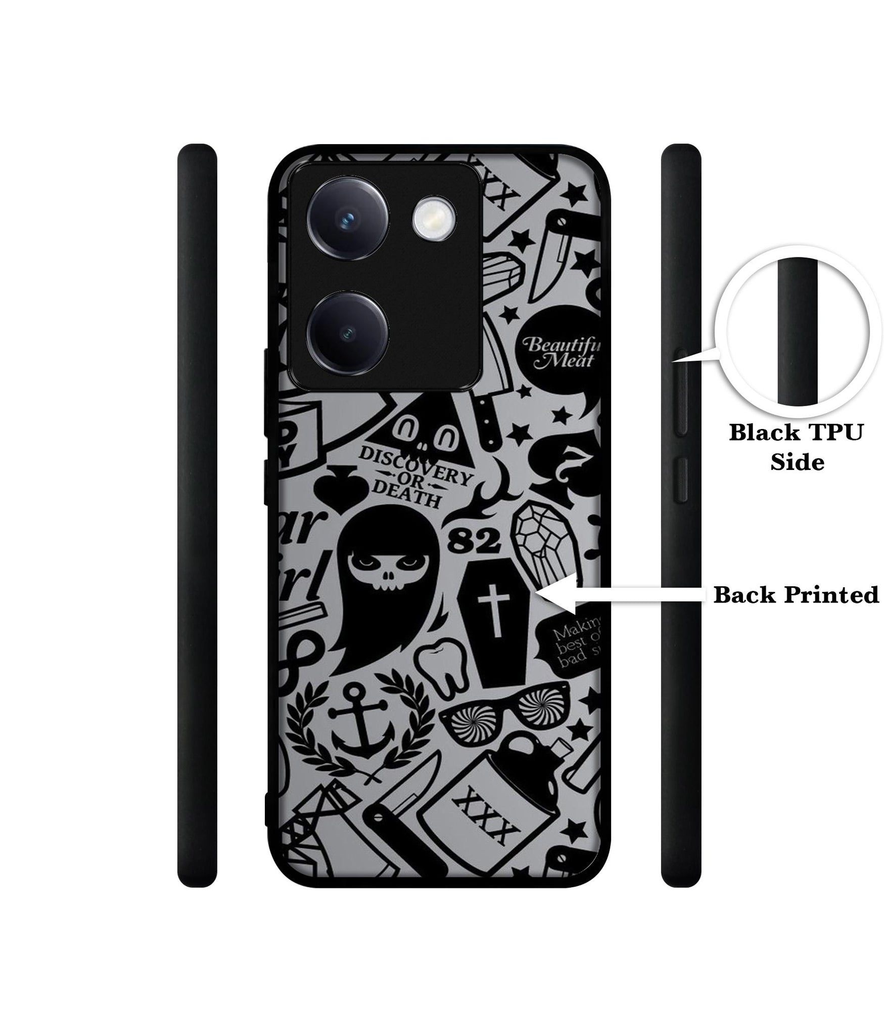 Discover Or Death Design Designer 2D Printed Back Case Cover for Vivo Y200 Pro 5G / Y300 Plus 5G