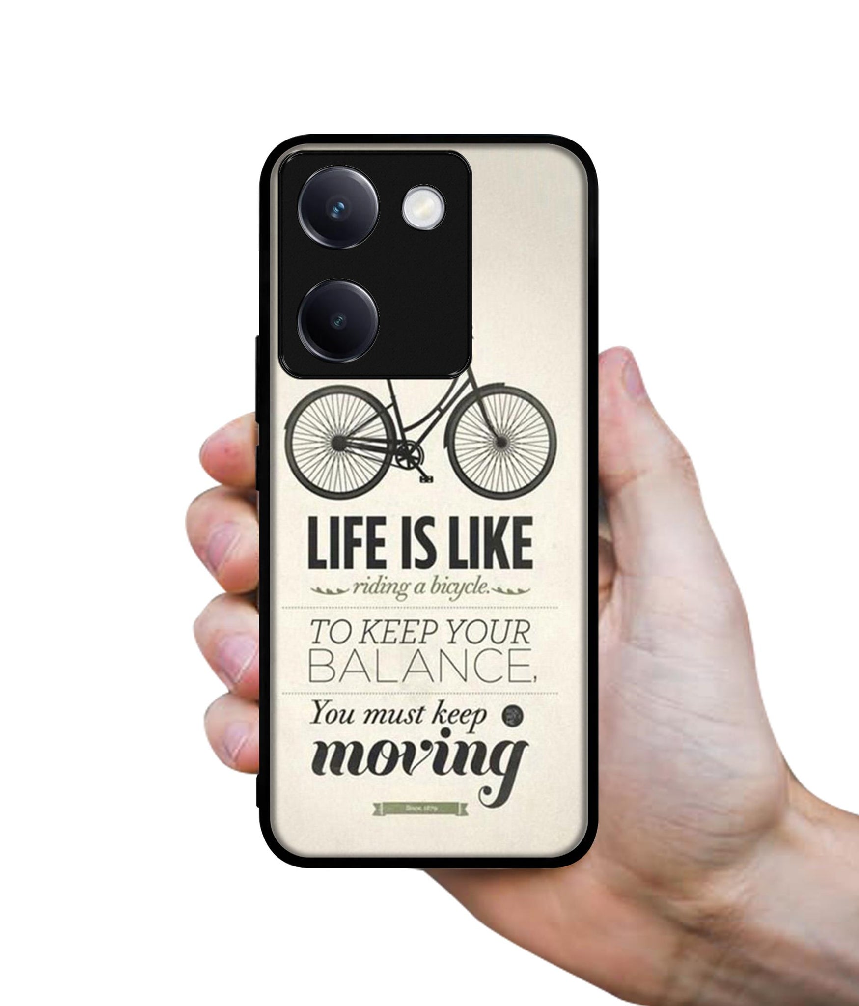 Life is Like Moving Design Designer 2D Printed Back Case Cover for Vivo Y200 Pro 5G / Y300 Plus 5G