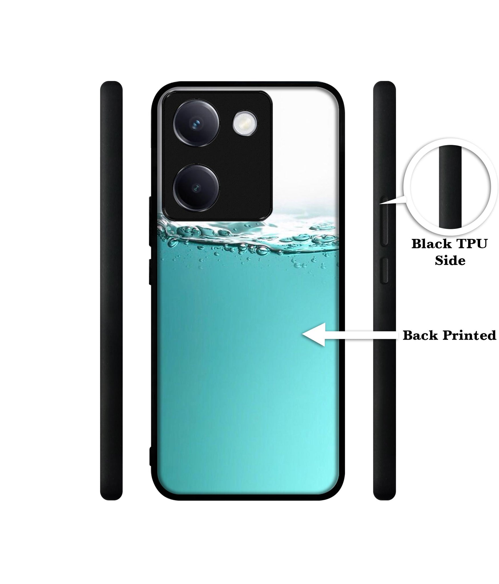 Half Fill Design Designer 2D Printed Back Case Cover for Vivo Y200 Pro 5G / Y300 Plus 5G