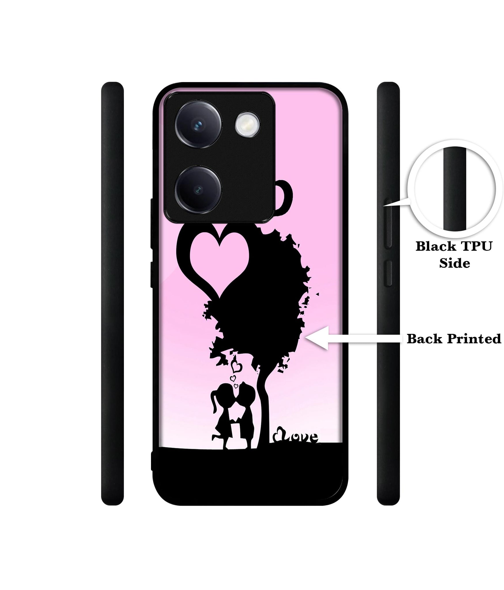 Sweet Love Design Designer 2D Printed Back Case Cover for Vivo Y200 Pro 5G / Y300 Plus 5G