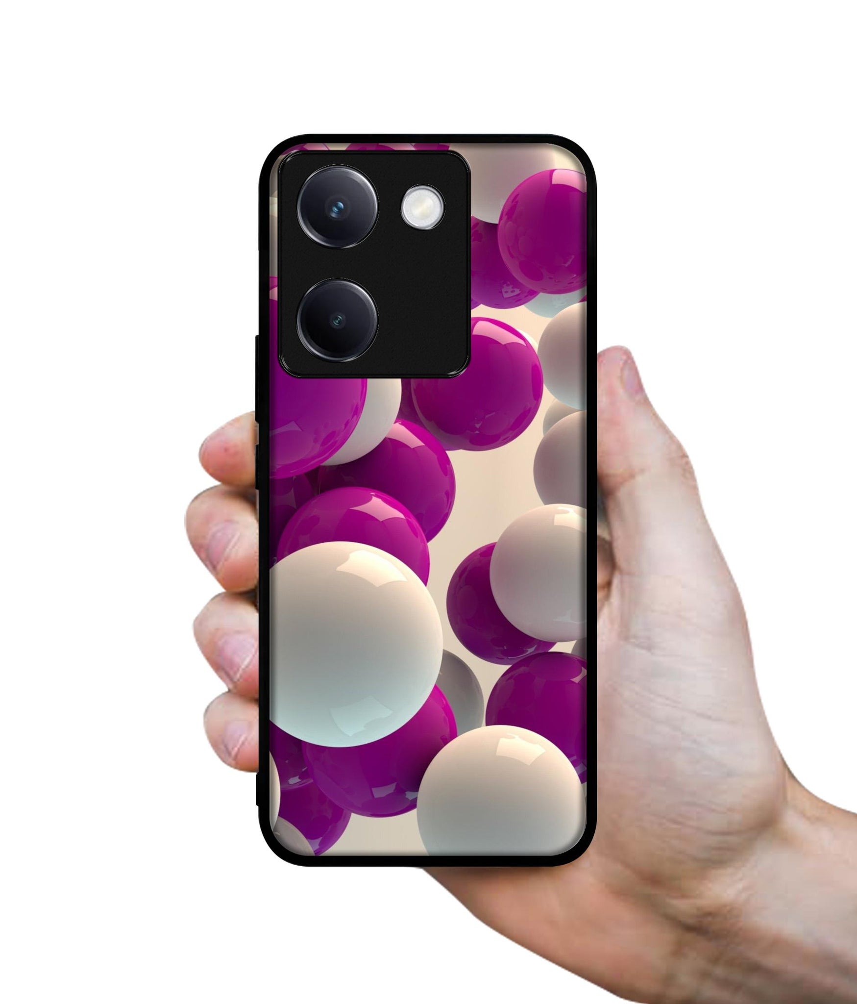 3D Balloons Design Designer 2D Printed Back Case Cover for Vivo Y200 Pro 5G / Y300 Plus 5G