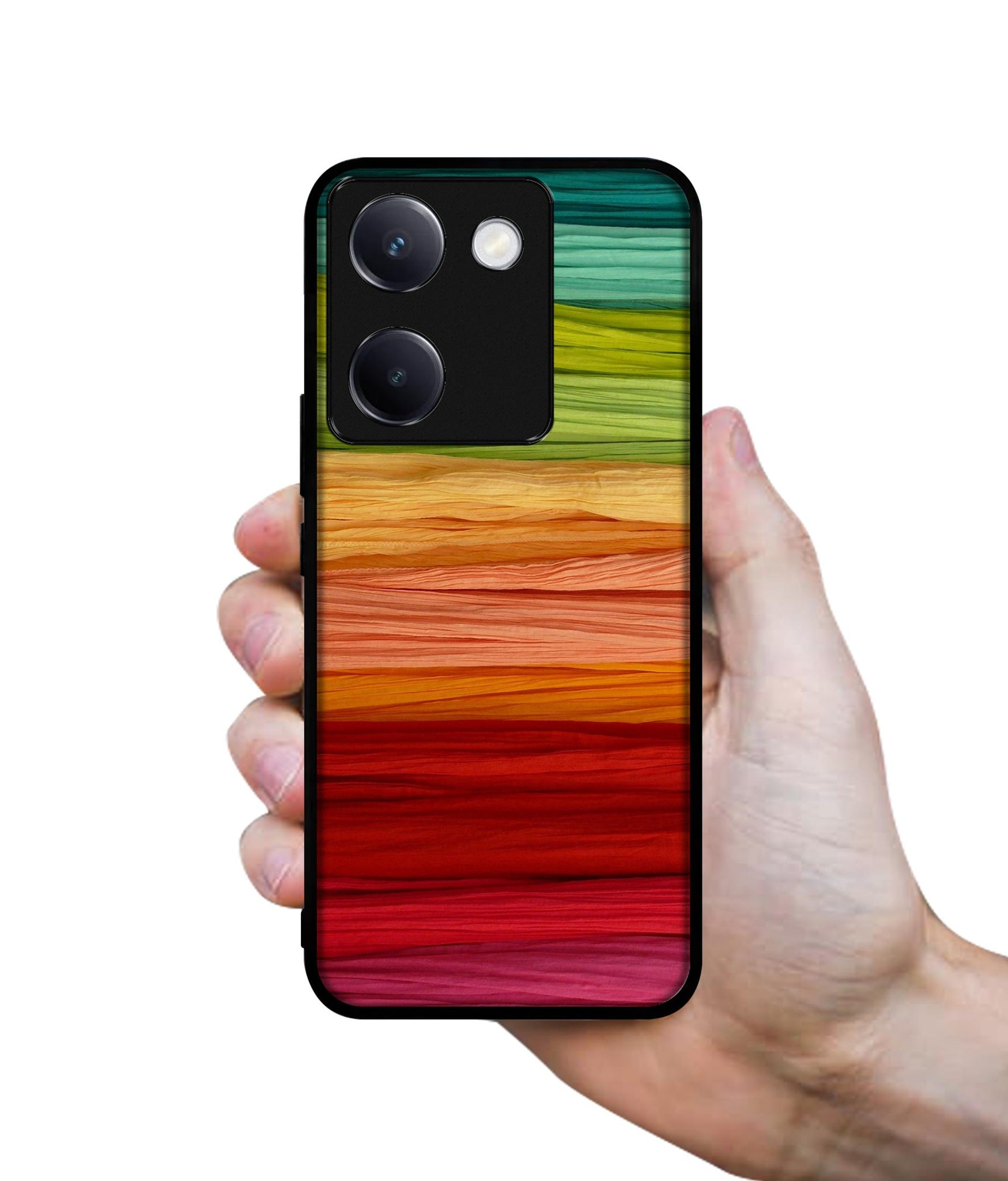 Colorful Thread Design Designer 2D Printed Back Case Cover for Vivo Y200 Pro 5G / Y300 Plus 5G