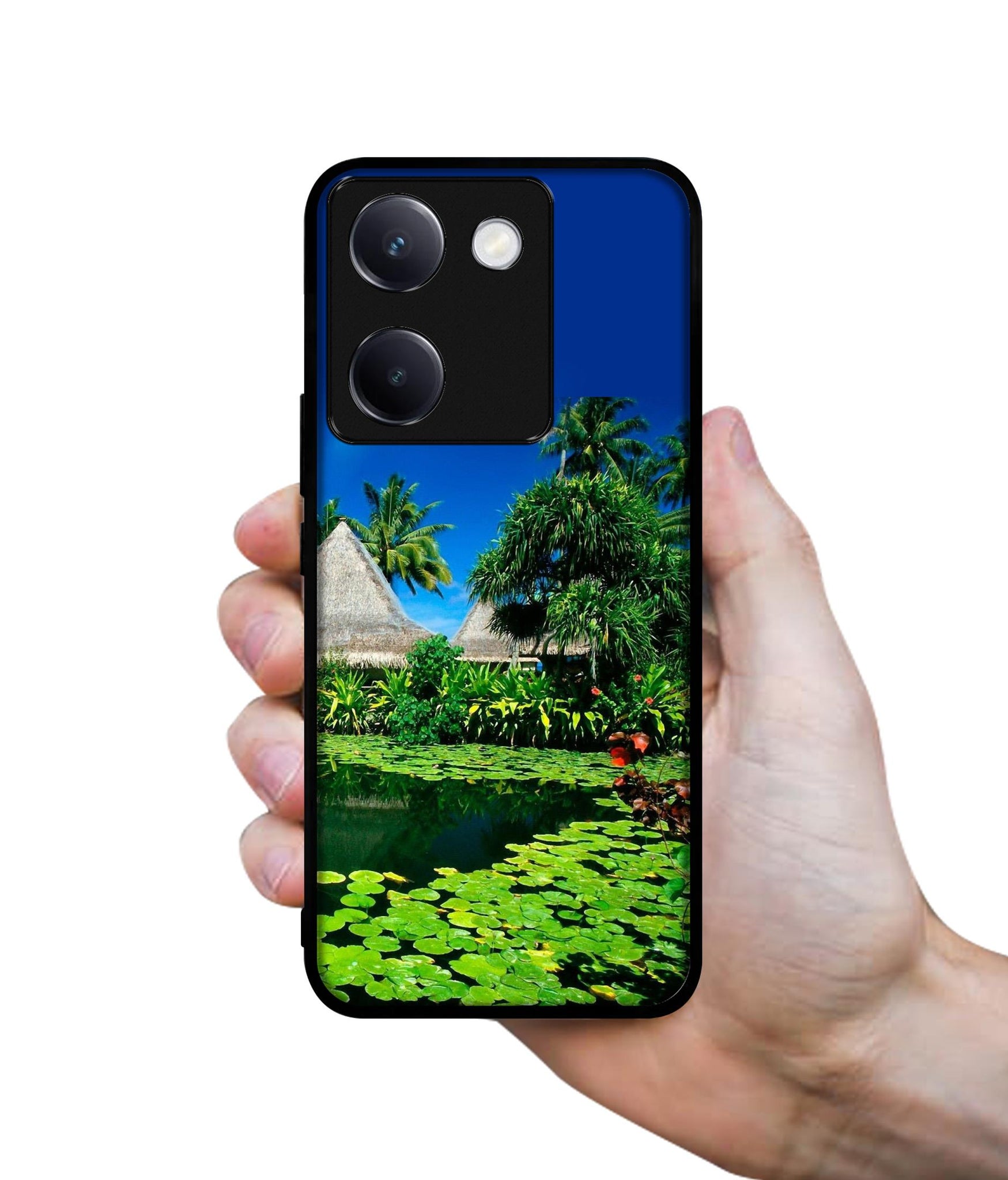 Tropics Water Design Designer 2D Printed Back Case Cover for Vivo Y200 Pro 5G / Y300 Plus 5G