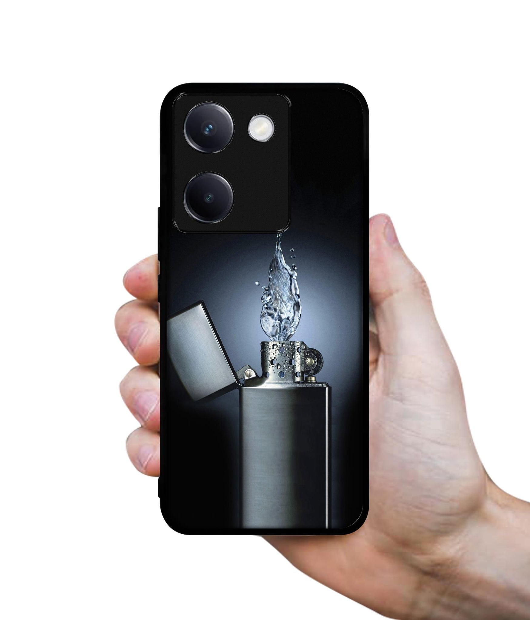 Water Lighter Design Designer 2D Printed Back Case Cover for Vivo Y200 Pro 5G / Y300 Plus 5G