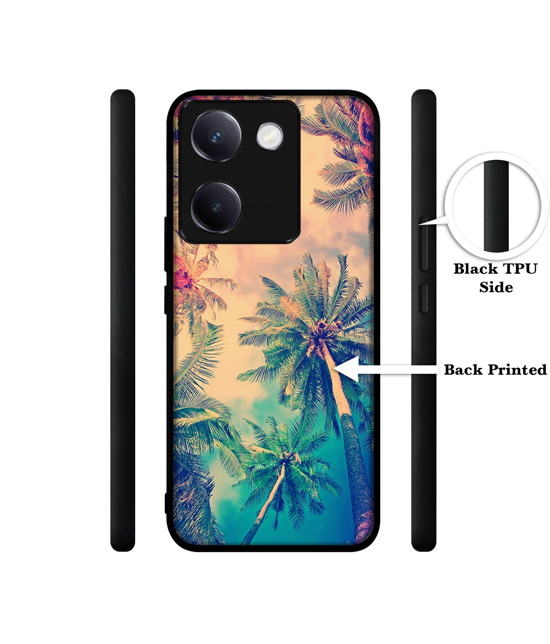 Trees Design Designer 2D Printed Back Case Cover for Vivo Y200 Pro 5G / Y300 Plus 5G
