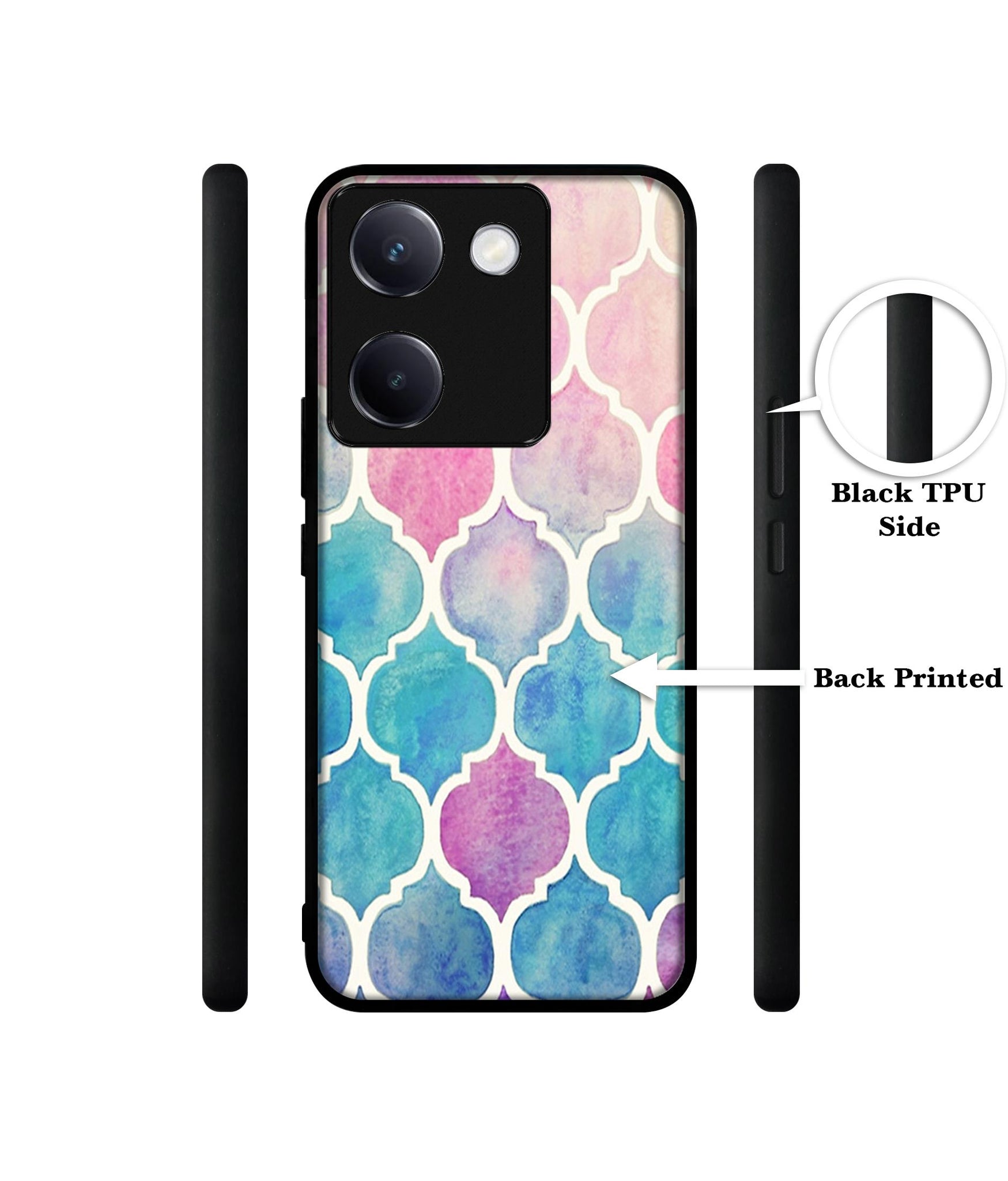 Patterns Art Design Designer 2D Printed Back Case Cover for Vivo Y200 Pro 5G / Y300 Plus 5G