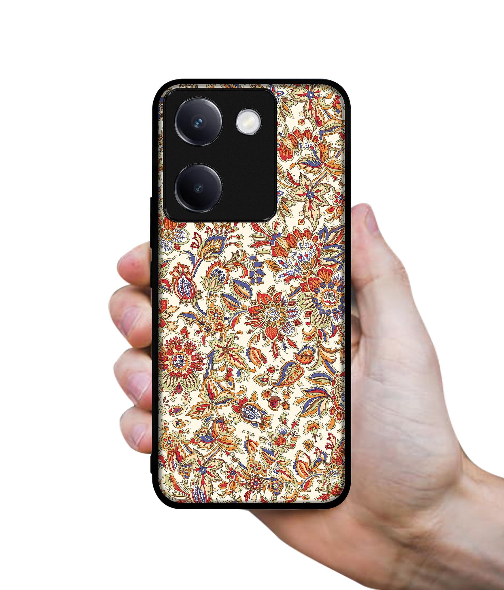 Floral Design Designer 2D Printed Back Case Cover for Vivo Y200 Pro 5G / Y300 Plus 5G