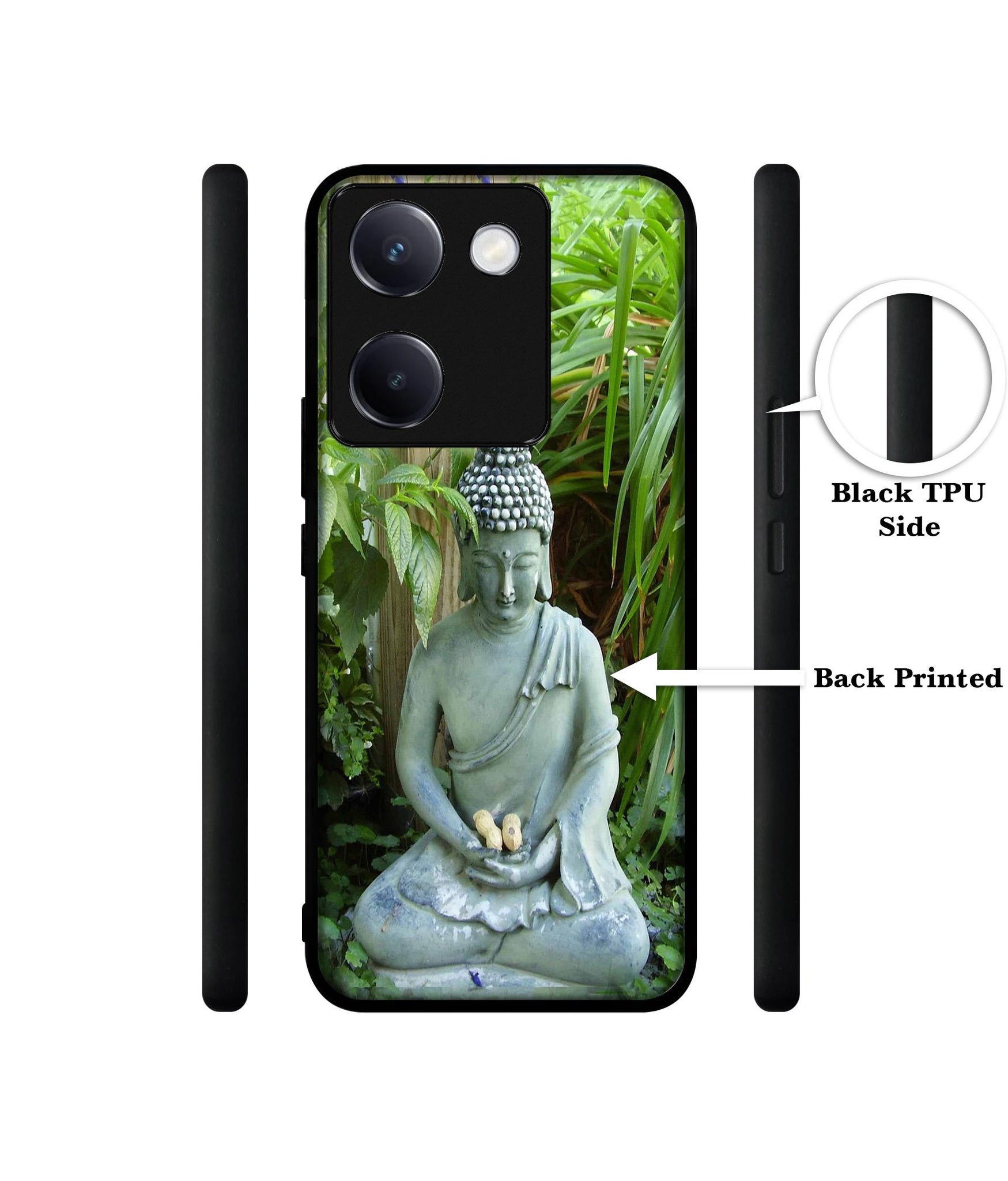 Buddhism Design Designer 2D Printed Back Case Cover for Vivo Y200 Pro 5G / Y300 Plus 5G