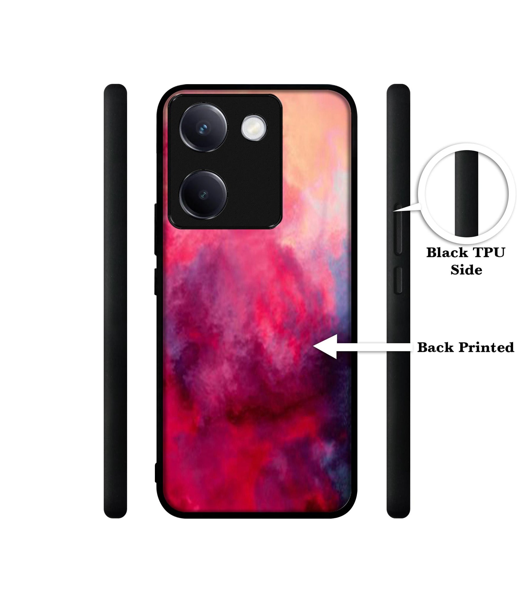 Holi Color Design Designer 2D Printed Back Case Cover for Vivo Y200 Pro 5G / Y300 Plus 5G