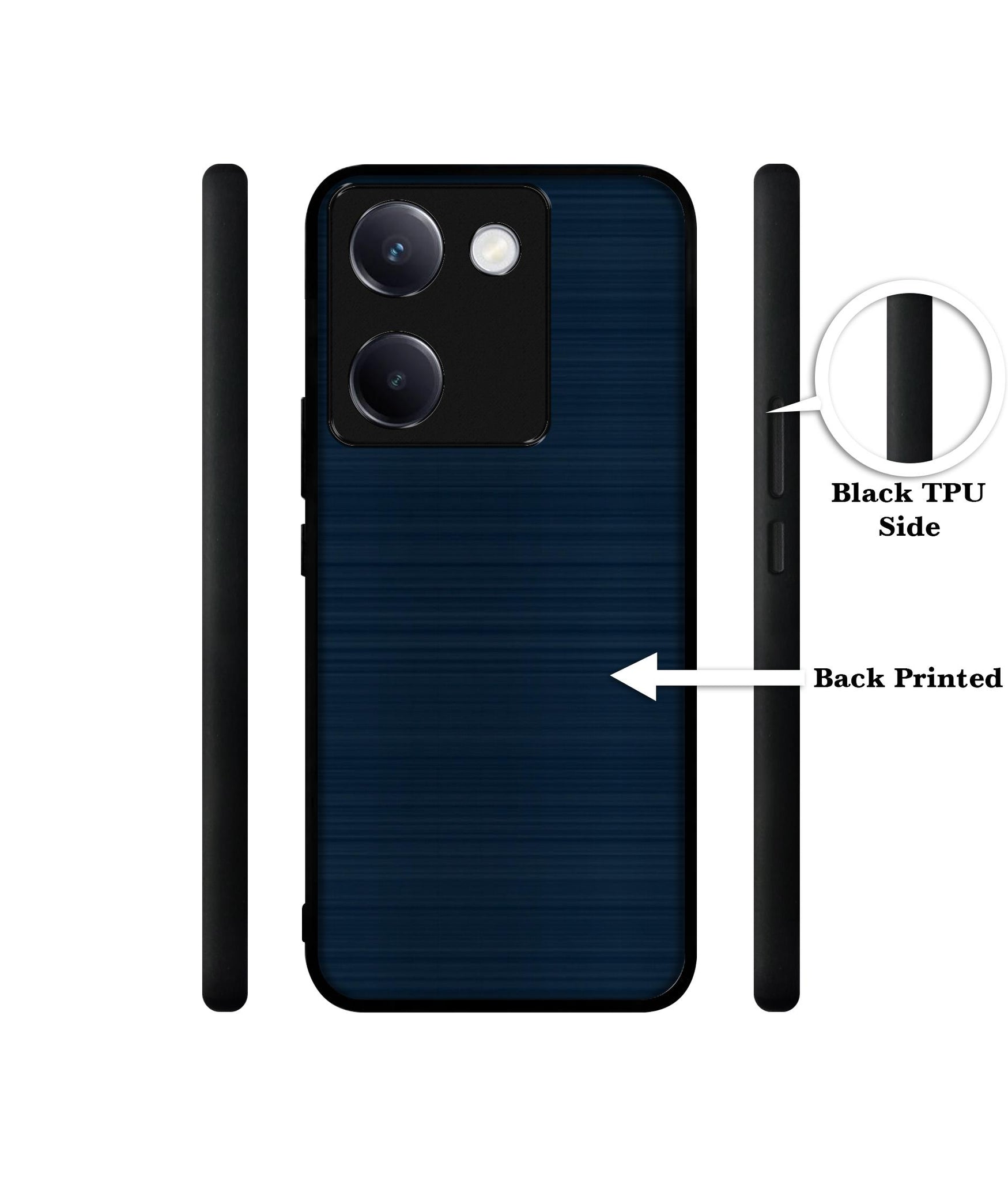 Blue Line Design Designer 2D Printed Back Case Cover for Vivo Y200 Pro 5G / Y300 Plus 5G