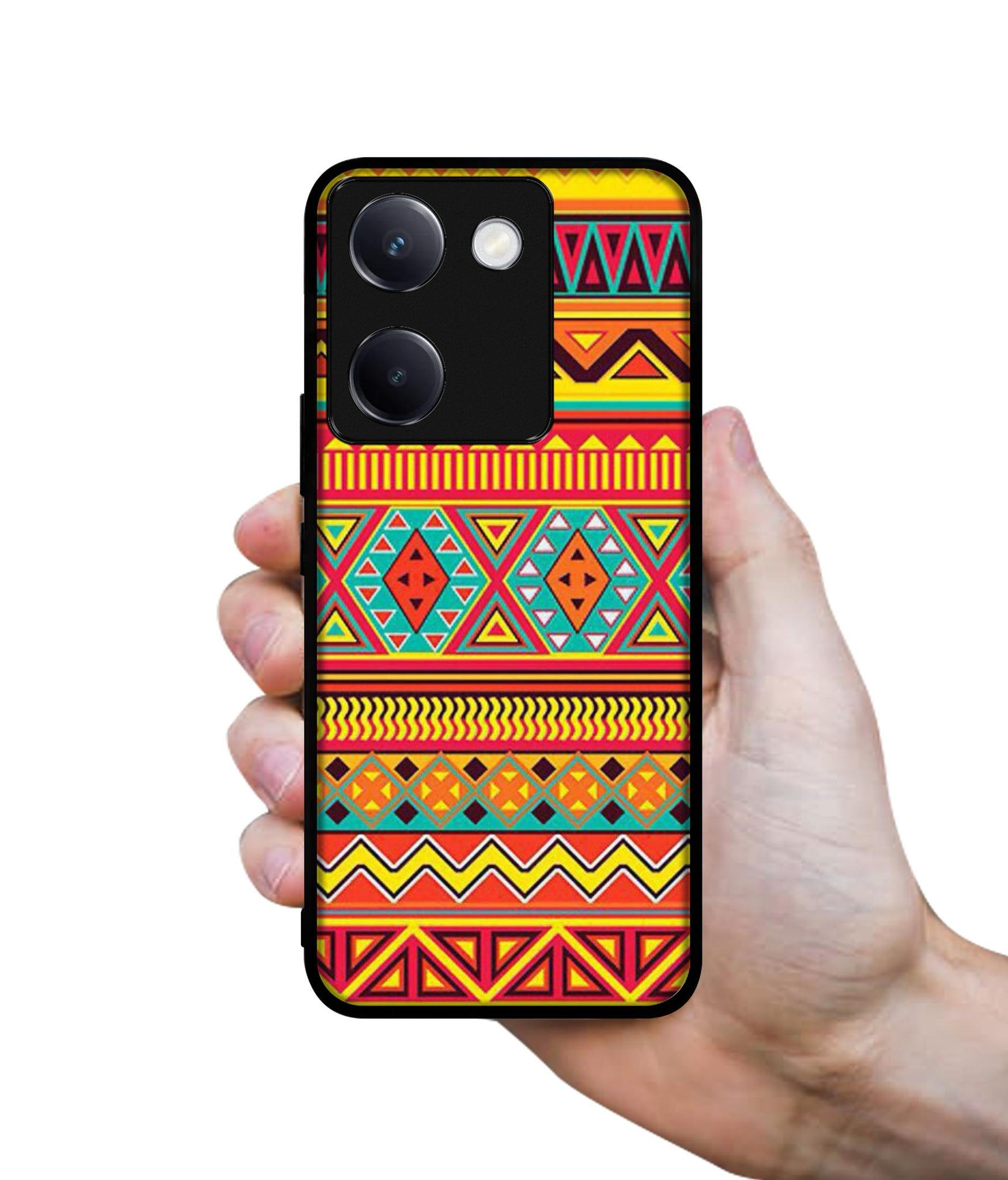 Artistic Rangoli Design Designer 2D Printed Back Case Cover for Vivo Y200 Pro 5G / Y300 Plus 5G