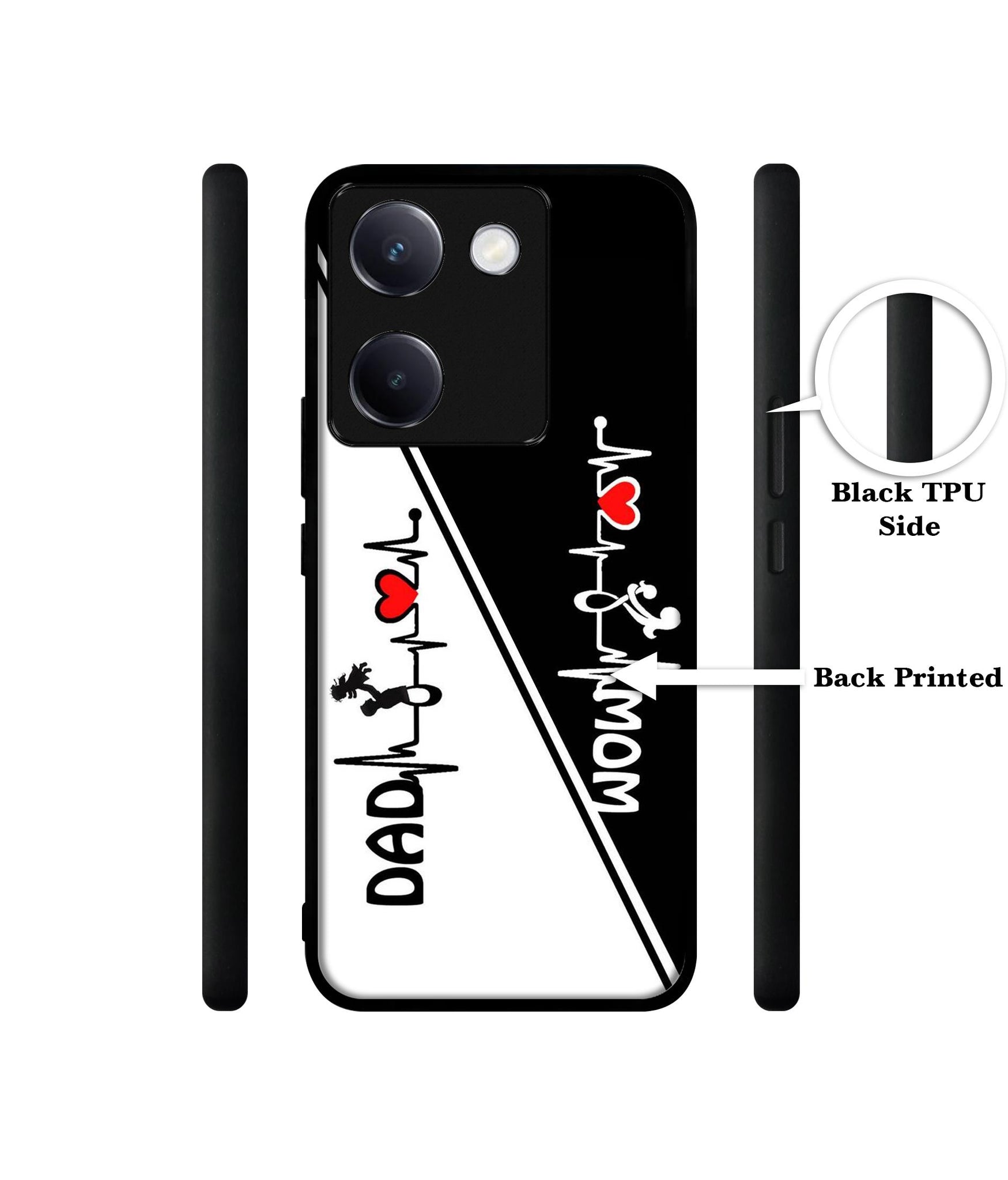 Mom and Dad Lover Design Designer 2D Printed Back Case Cover for Vivo Y200 Pro 5G / Y300 Plus 5G