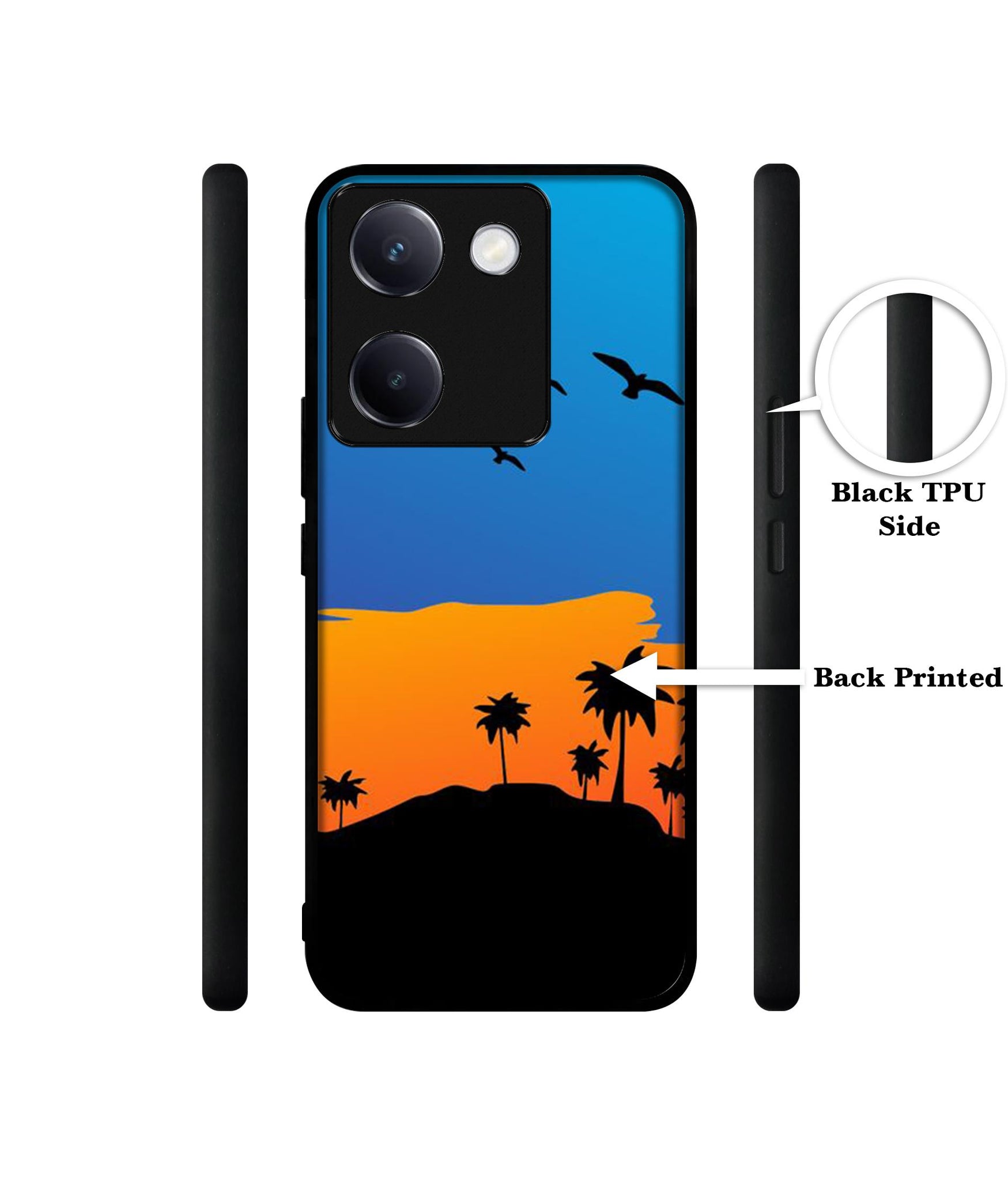 Nature Design Designer 2D Printed Back Case Cover for Vivo Y200 Pro 5G / Y300 Plus 5G