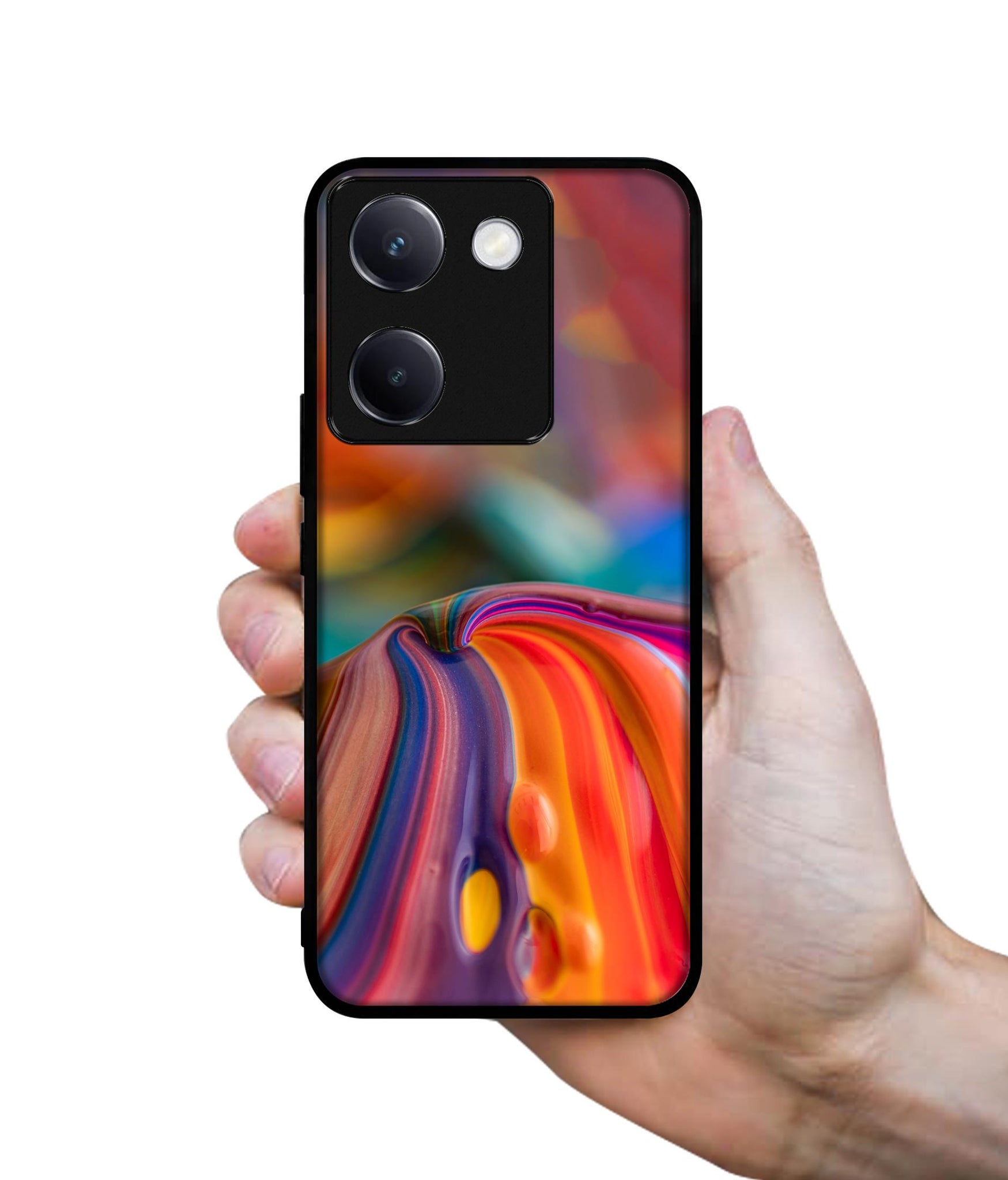 Rainbow Colors Designer 2D Printed Back Case Cover for Vivo Y200 Pro 5G / Y300 Plus 5G