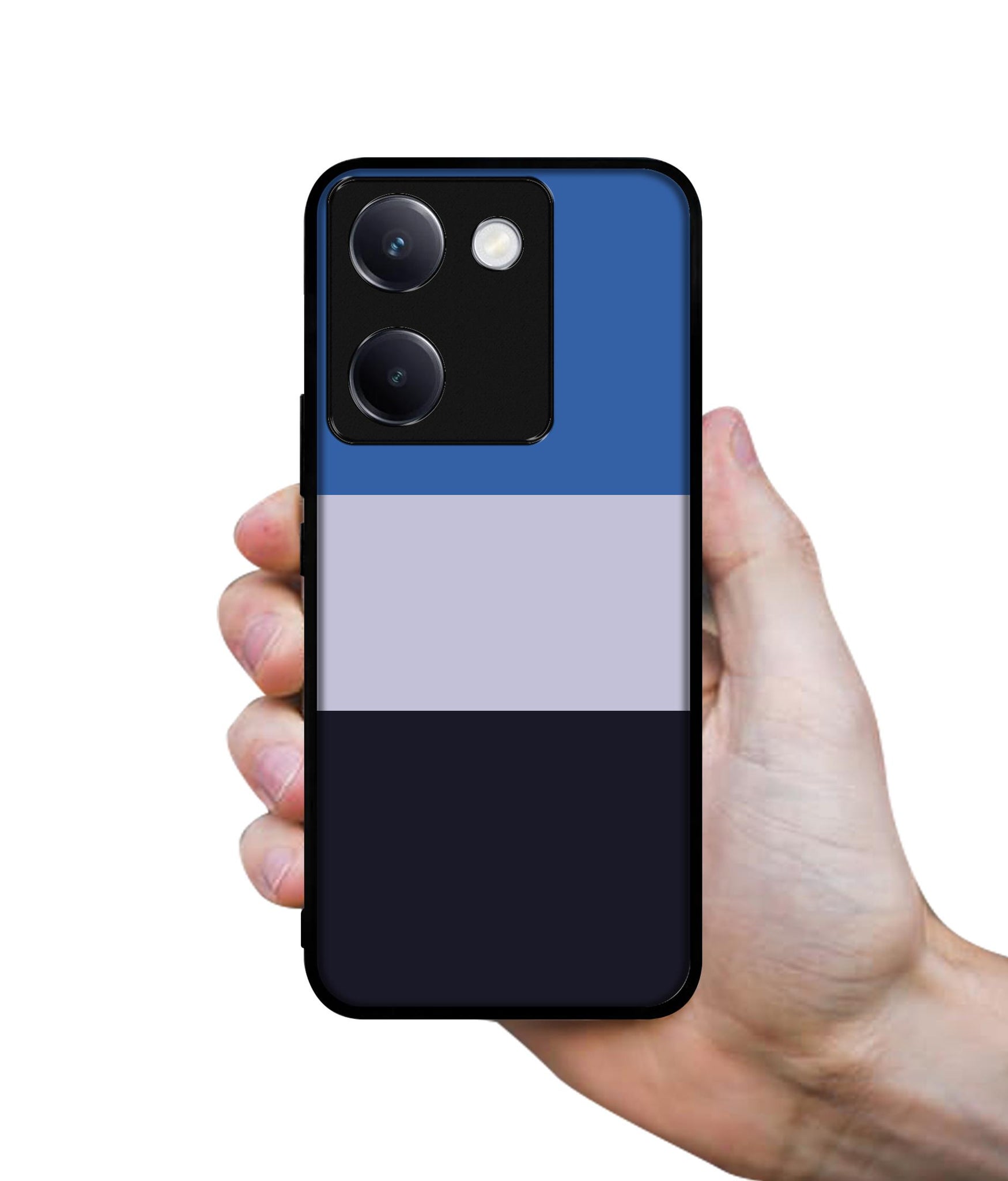 Three Color Stripes Design Designer 2D Printed Back Case Cover for Vivo Y200 Pro 5G / Y300 Plus 5G